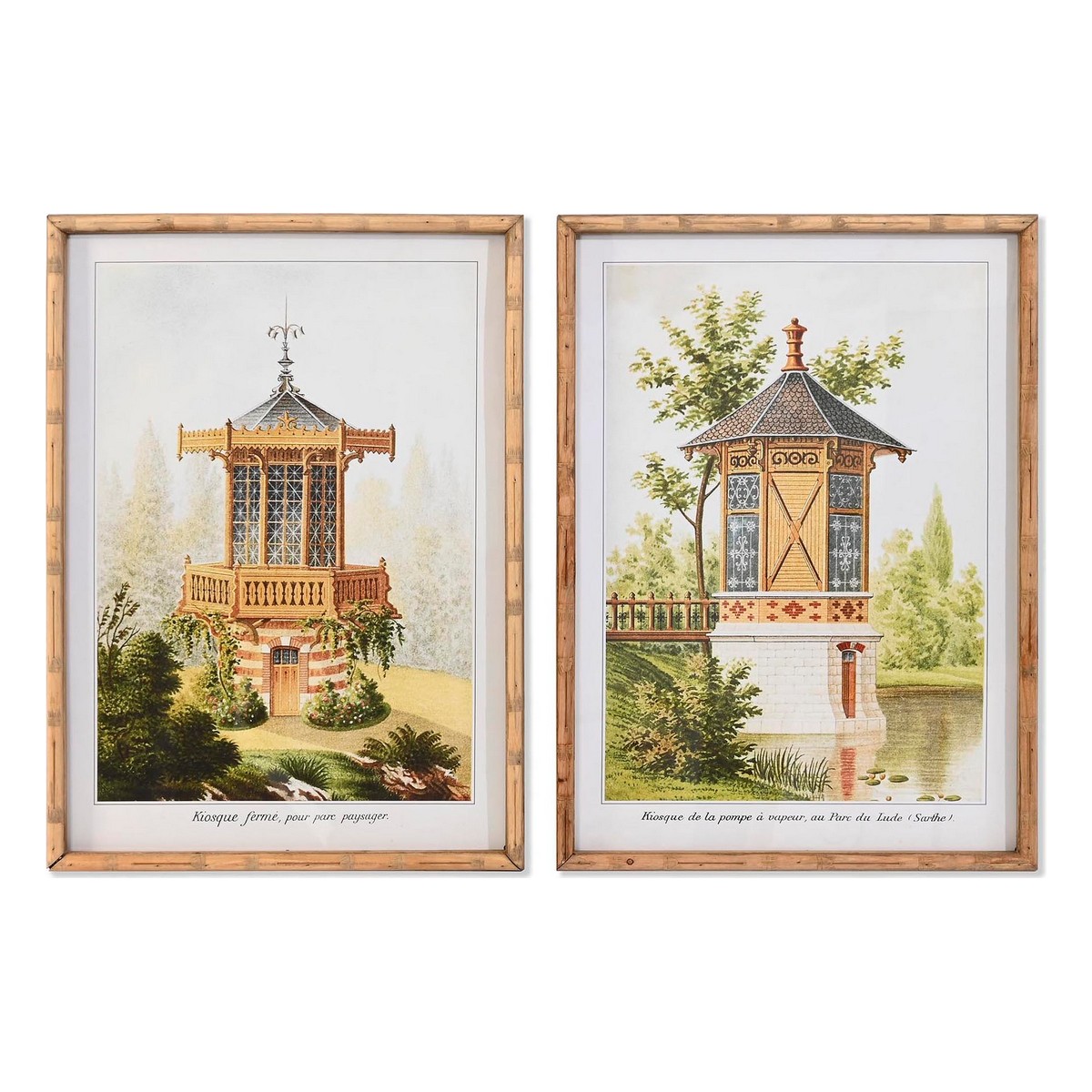 imagem de Pintura DKD Home Decor Abeto Cristal Oriental 50 x 3 x 70 cm 50 x 70 x 2,8 cm (2 Unidades)1