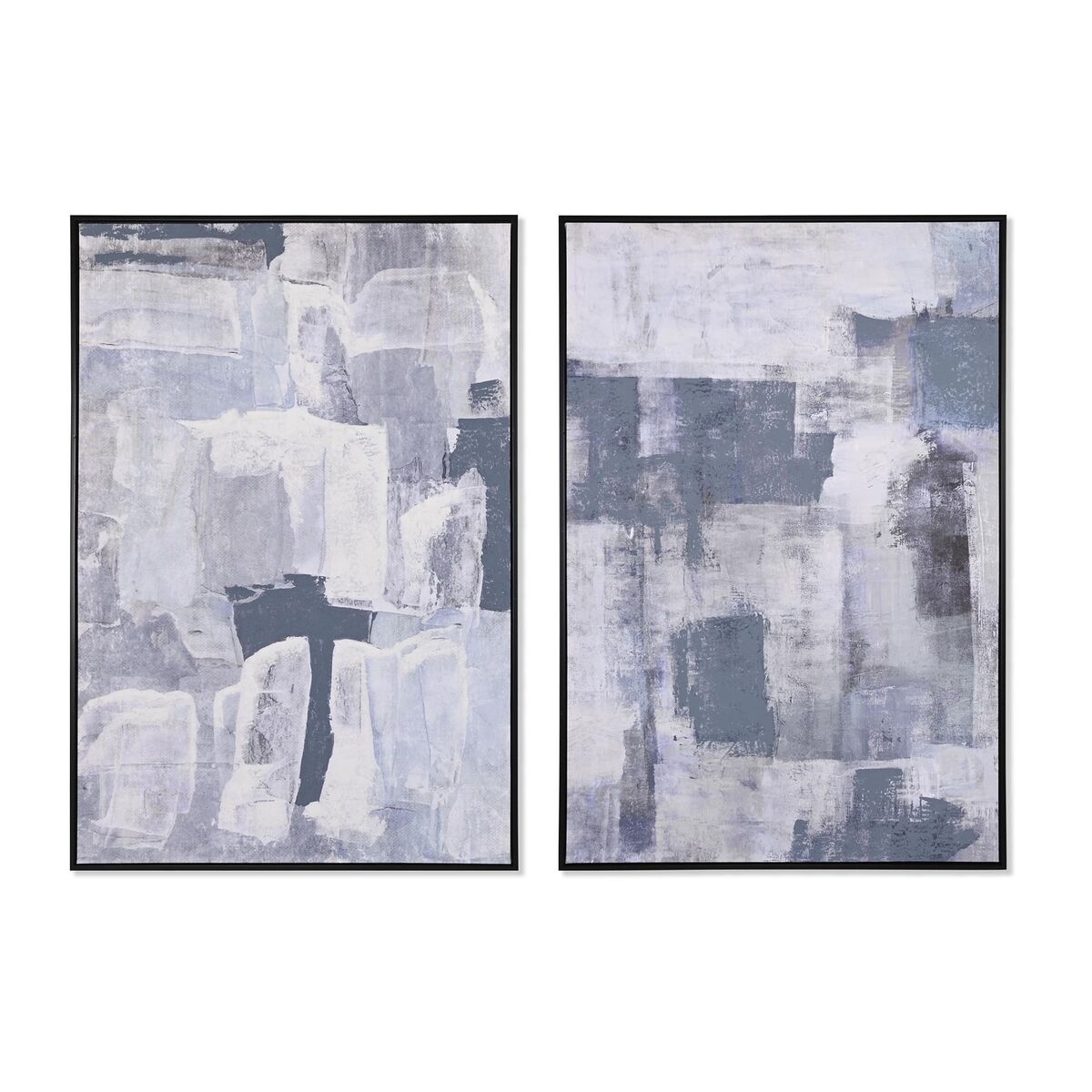 imagem de Pintura DKD Home Decor 83 x 4,5 x 122,5 cm 83 x 4,5 x 123 cm Abstrato Urbana (2 Unidades)1