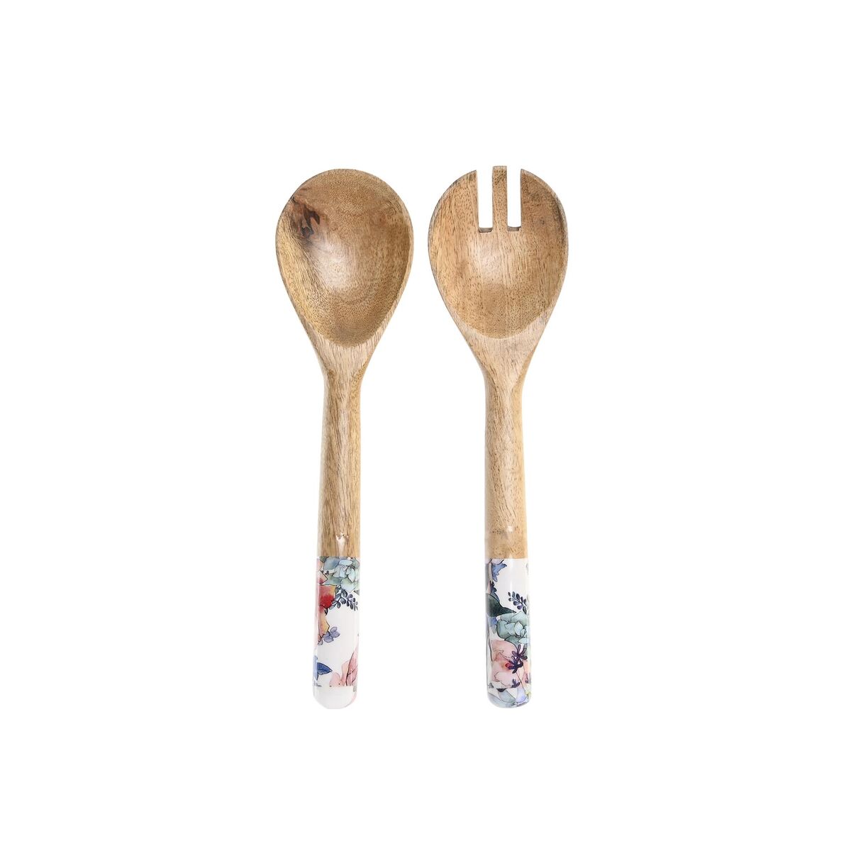 DKD Home Decor - Conjunto de Utensílios de Cozinha DKD Home Decor 6 x 2 x 32 cm 7 x 2 x 28 cm Madeira de mangueira