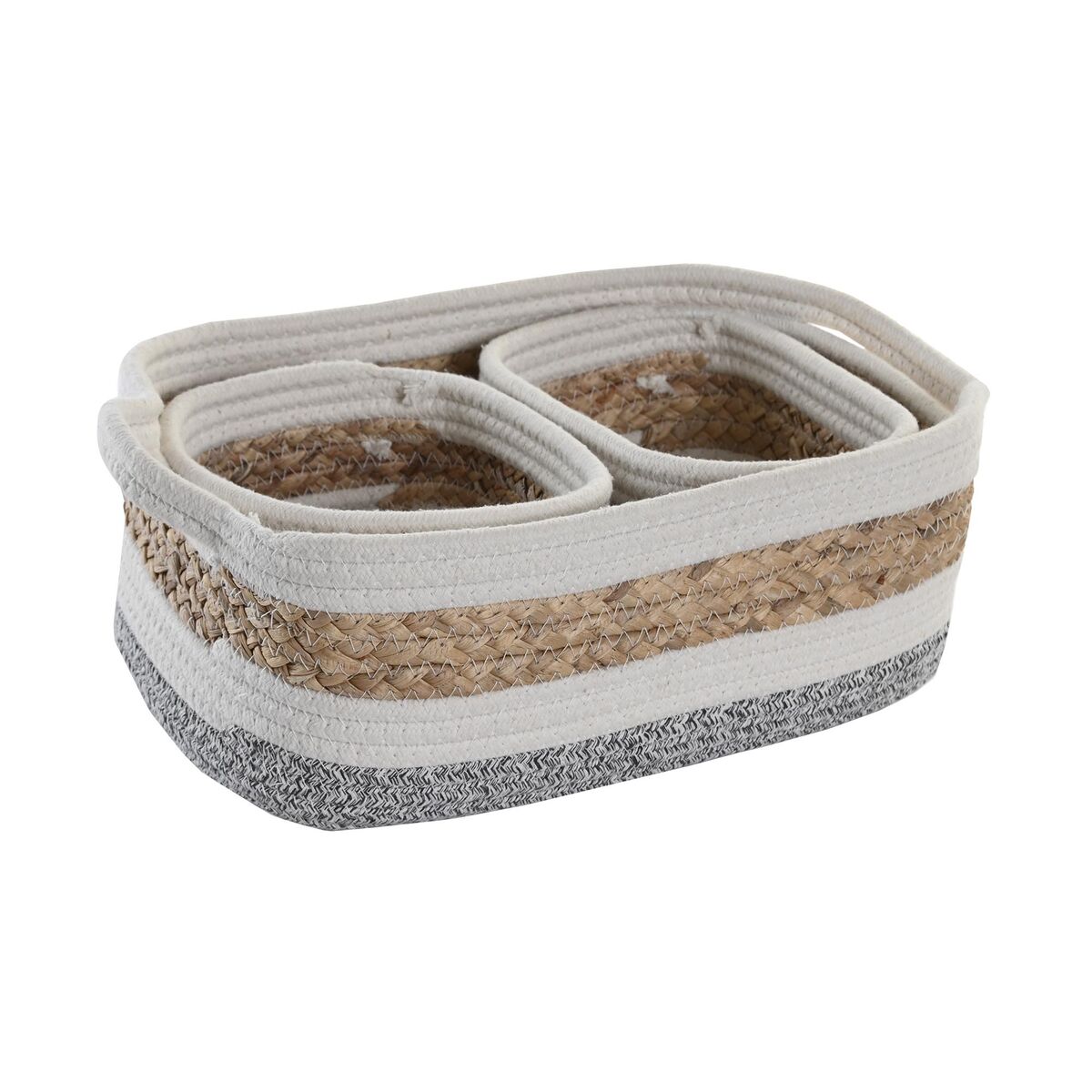 imagem de Caixa Decorativa DKD Home Decor Fibra natural 33 x 23 x 13 cm3