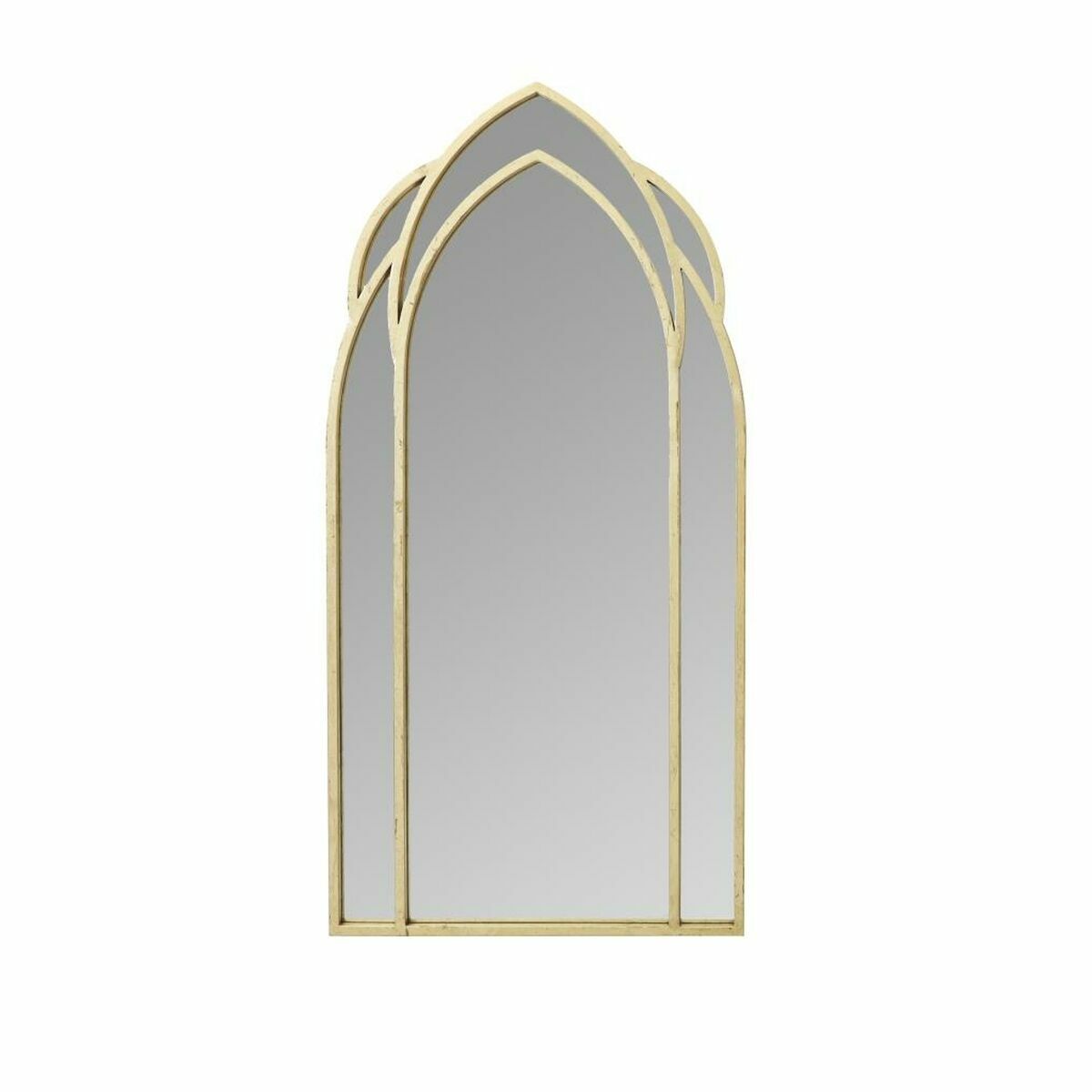 DKD Home Decor - Espelho de parede DKD Home Decor Dourado Metal Árabe (60 x 2,5 x 119,4 cm)