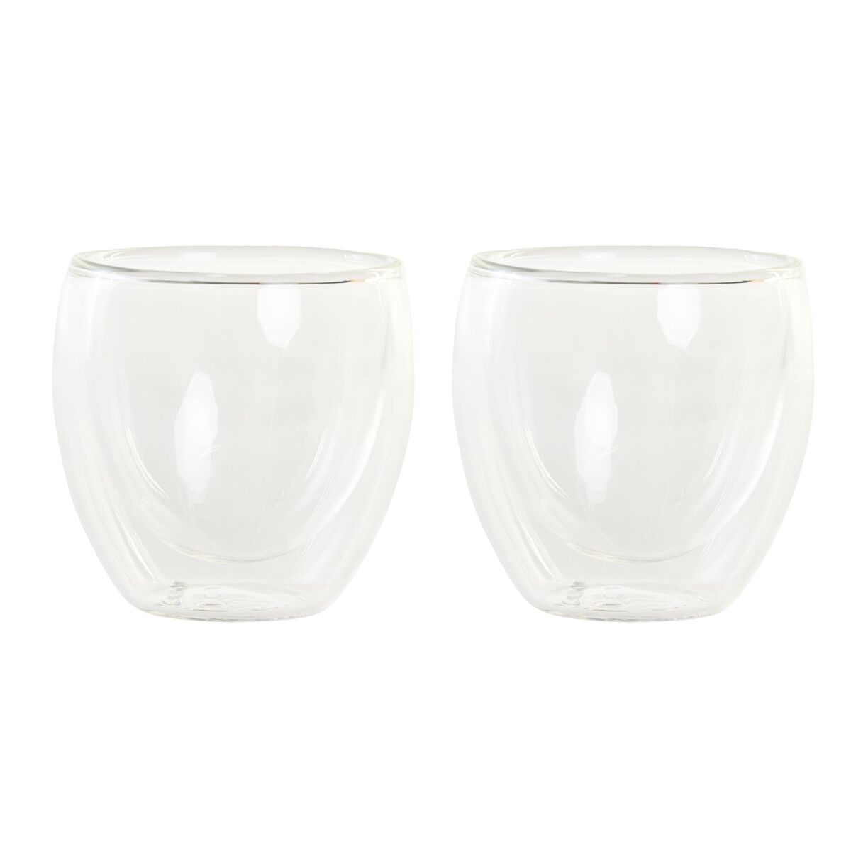 DKD Home Decor - Conjunto de Copos DKD Home Decor 100 ml 6,7 x 6,7 x 6,4 cm