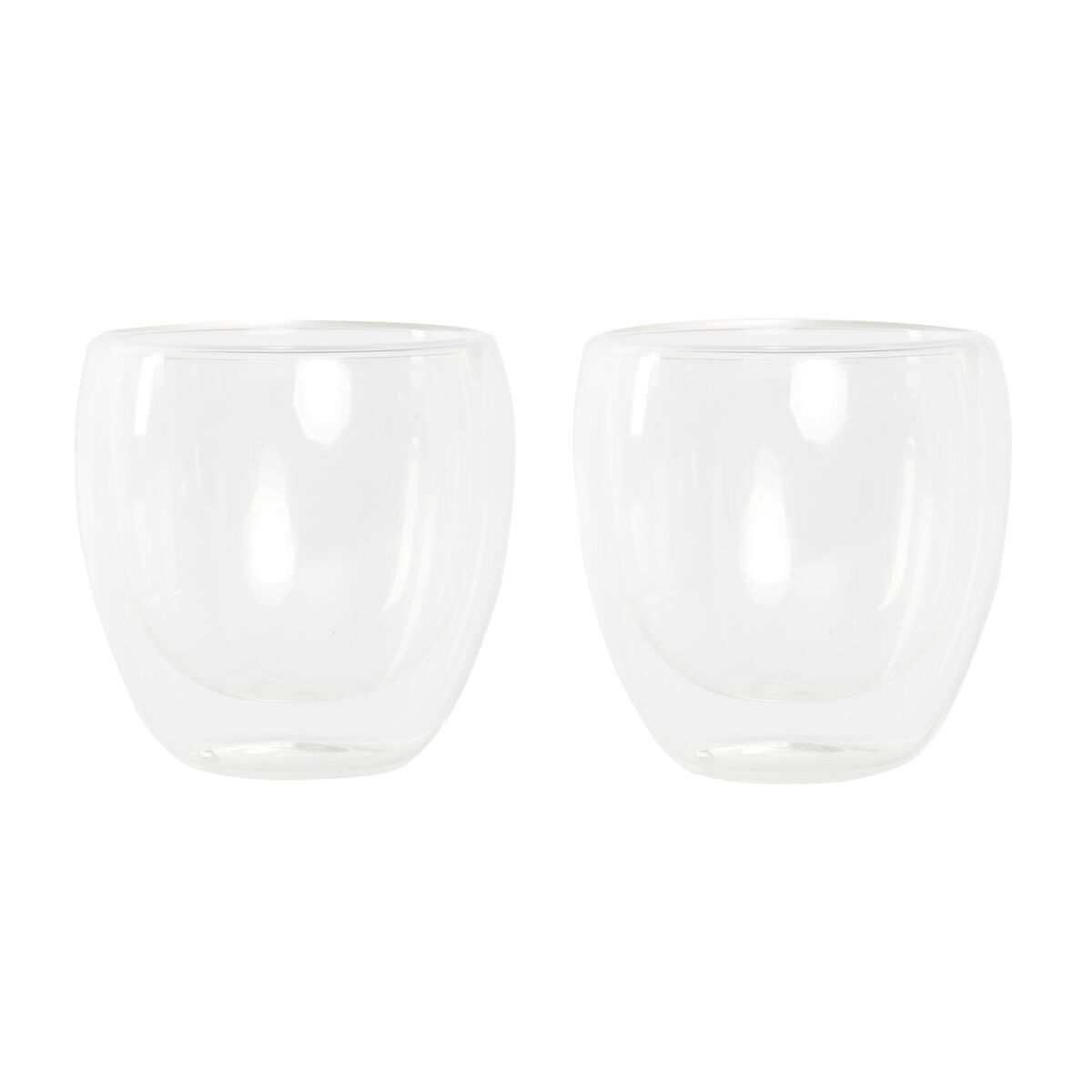 DKD Home Decor - Conjunto de Copos DKD Home Decor 250 ml 8,3 x 8,3 x 8,9 cm