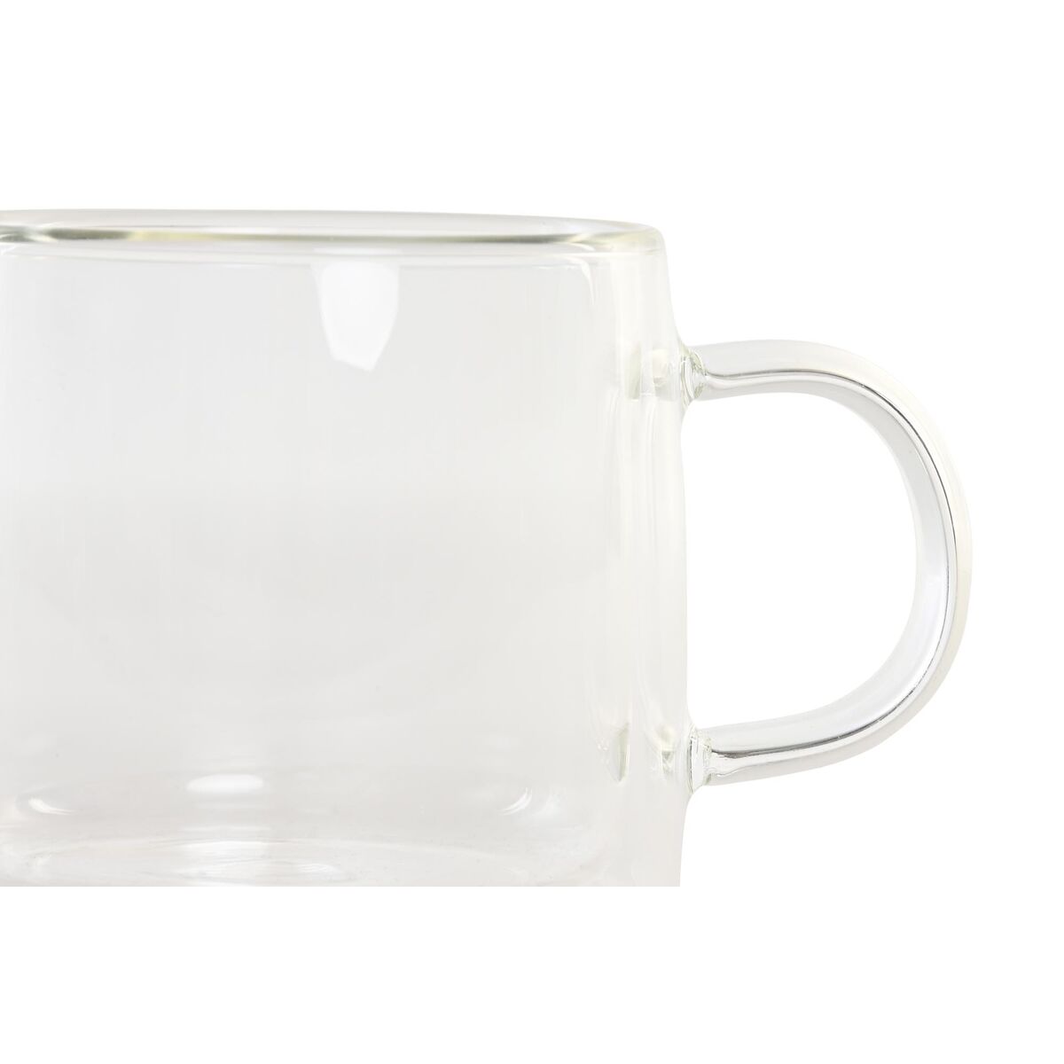 imagem de Conjunto de Chávenas de Café DKD Home Decor Cristal Transparente 260 ml Vidro de Borosilicato3