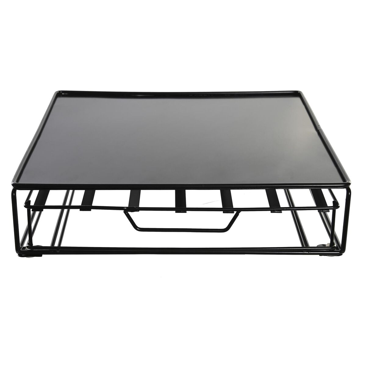 imagem de Organizador de Cápsulas de Café DKD Home Decor 28,7 x 32 x 7 cm Preto Metal3