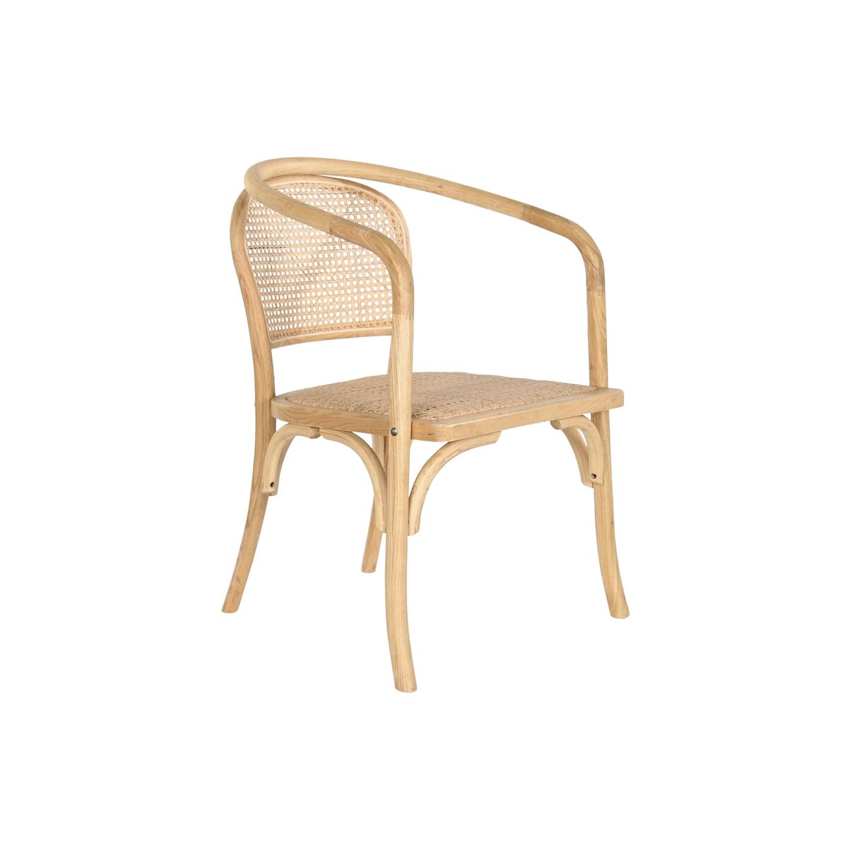 DKD Home Decor - Cadeira de Sala de Jantar DKD Home Decor Natural 53 x 54 x 80 cm