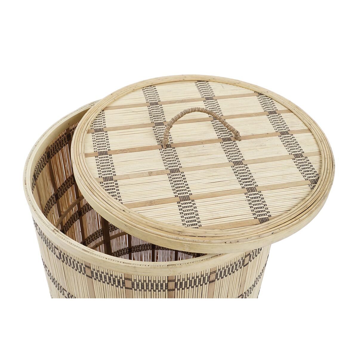 imagem de Conjunto de Cestas DKD Home Decor 40 x 40 x 63 cm Bambu3