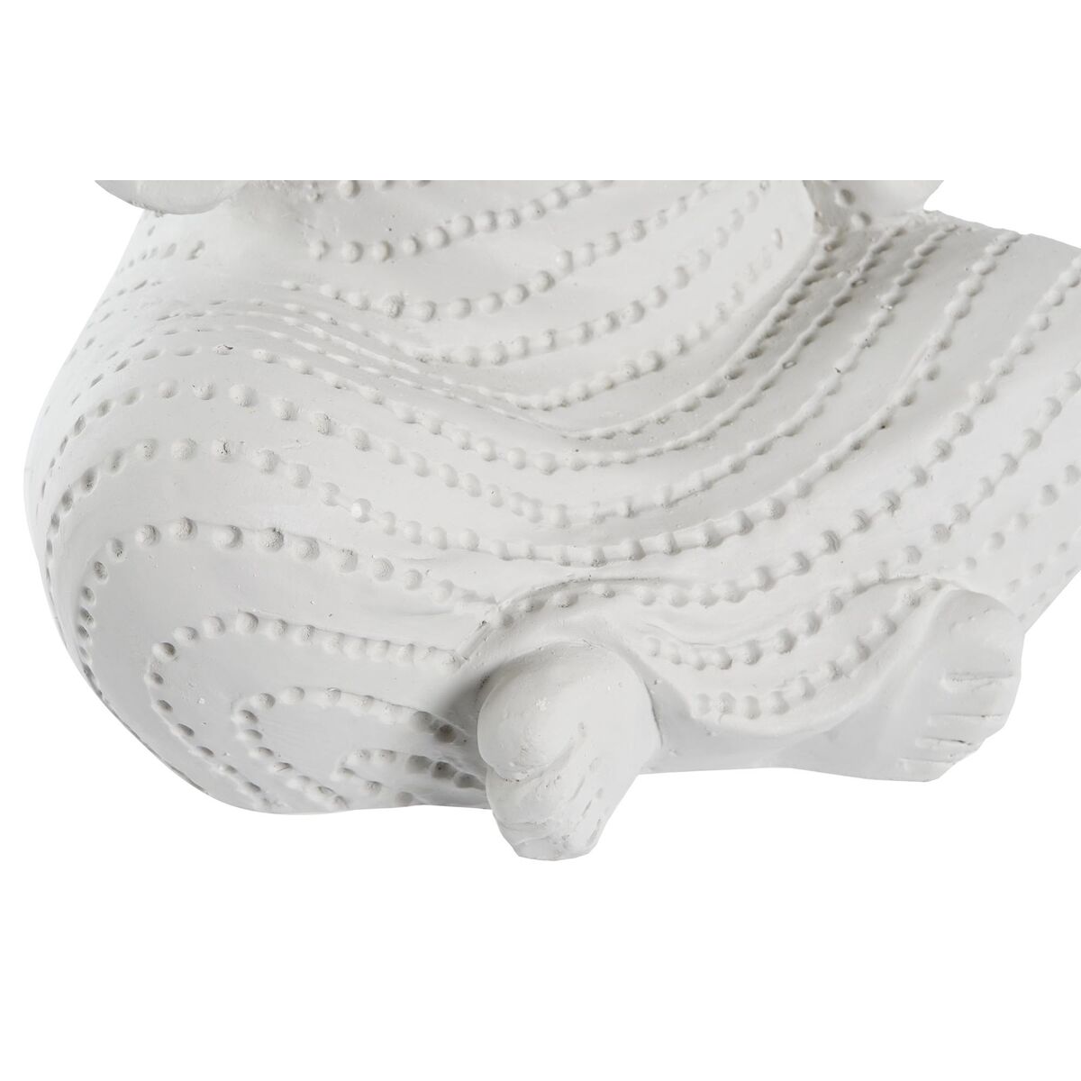 imagem de Figura Decorativa DKD Home Decor 25,5 x 19 x 39 cm Branco Monge Oriental (2 Unidades)2