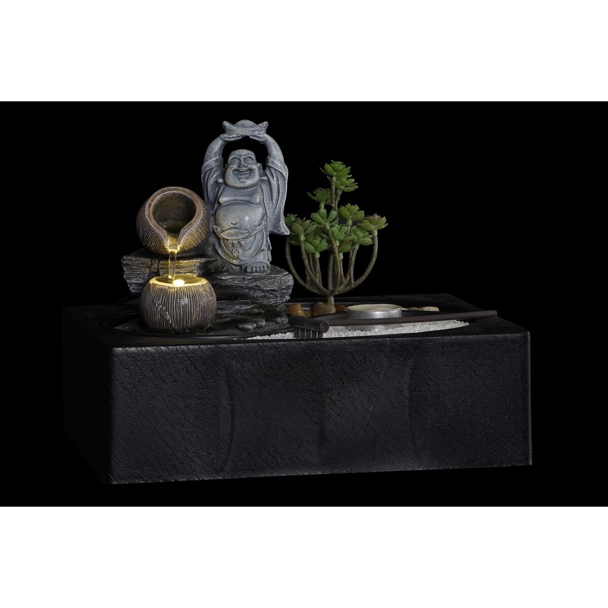 imagem de Fontein DKD Home Decor Buda Resina Oriental 29 x 21 x 23 cm (2 Unidades)2