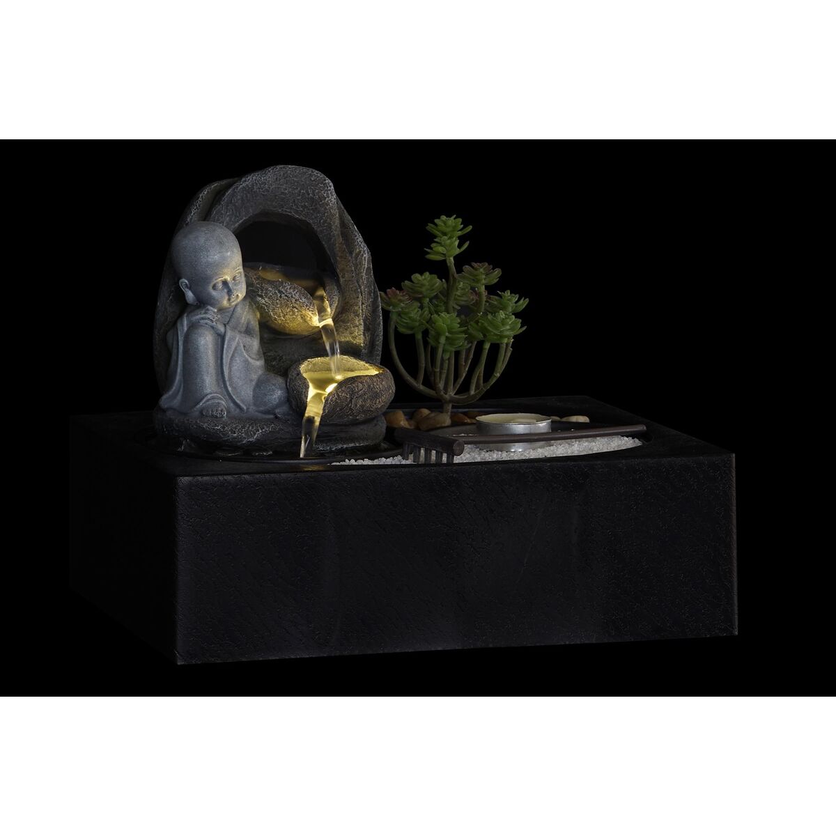 imagem de Fontein DKD Home Decor Buda Resina Oriental 29 x 21 x 23 cm (2 Unidades)2