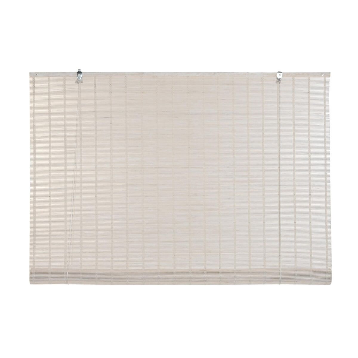 DKD Home Decor - Estore de enrolar DKD Home Decor Envernizado Branco Bambu 120 x 2 x 230 cm