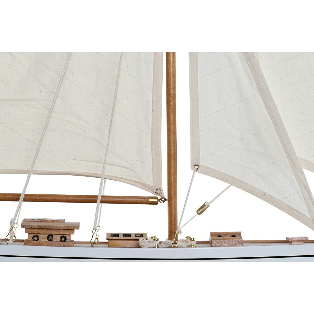 imagem de Barco DKD Home Decor 60 x 11 x 85 cm Branco Mediterrâneo3