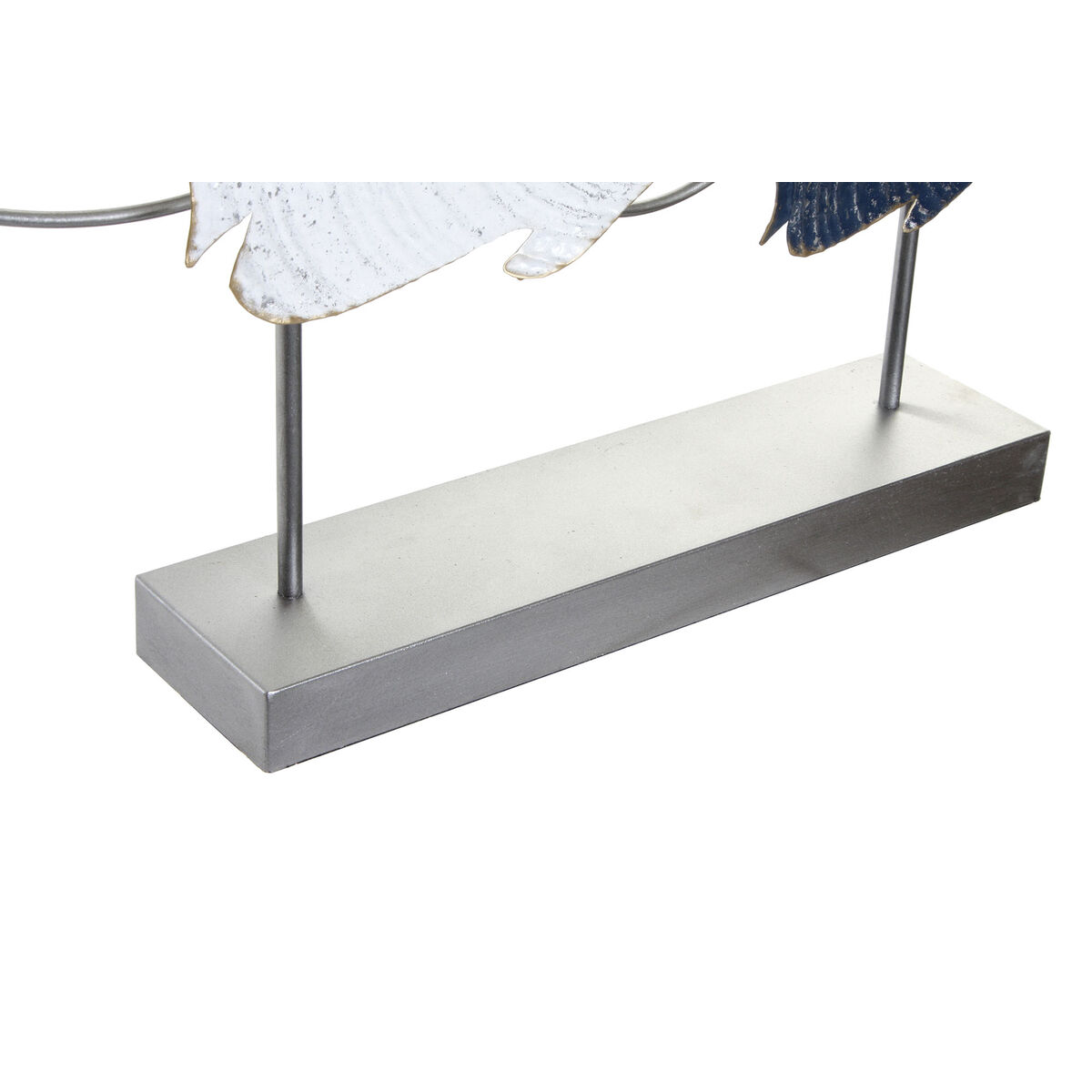 imagem de Figura Decorativa DKD Home Decor 63 x 9 x 44 cm Cinzento Azul Branco Espirais (2 Unidades)2