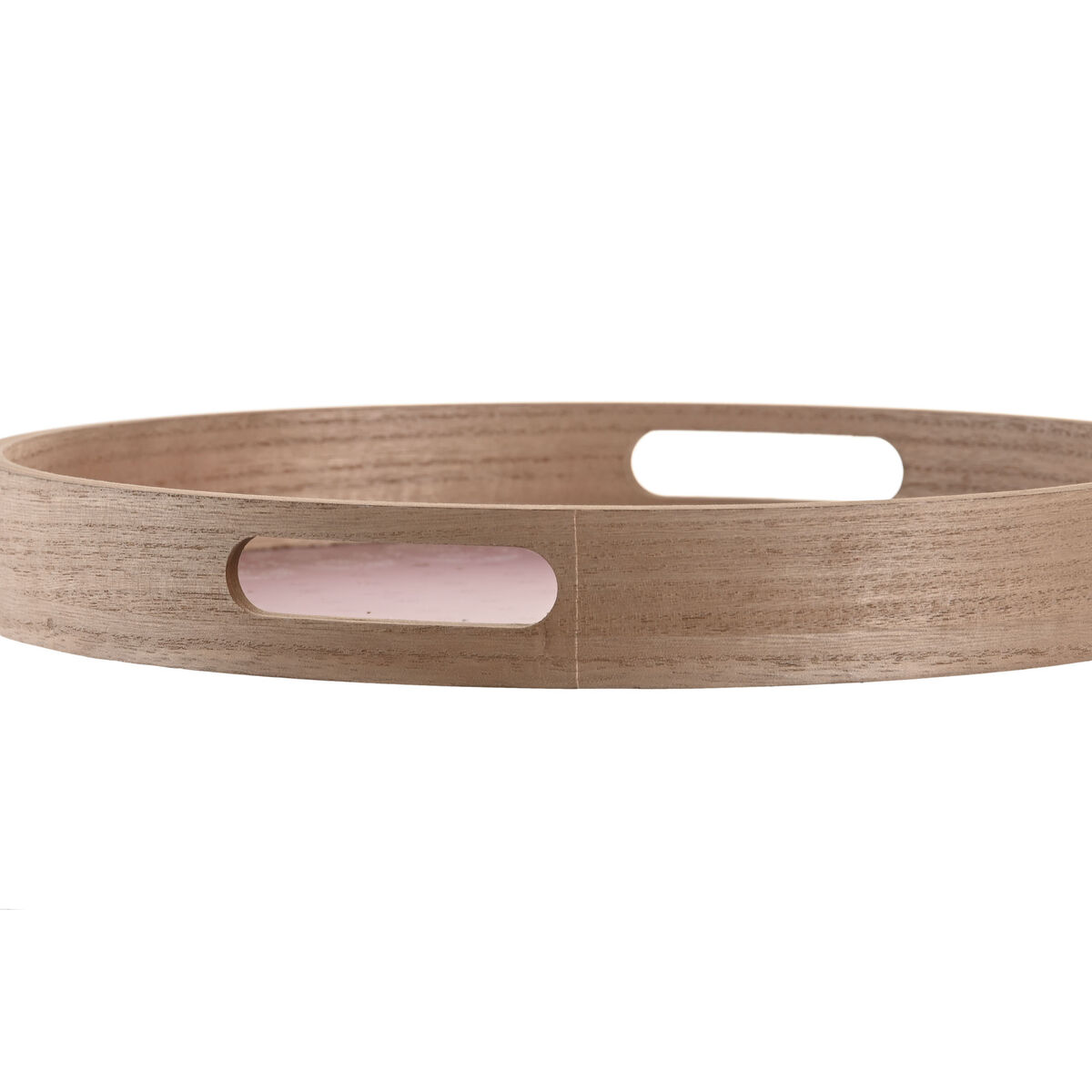 imagem de bandeja de aperitivos DKD Home Decor Scandi Cor de Rosa Branco 35 x 35 x 5 cm Madeira MDF (3 Unidades)2