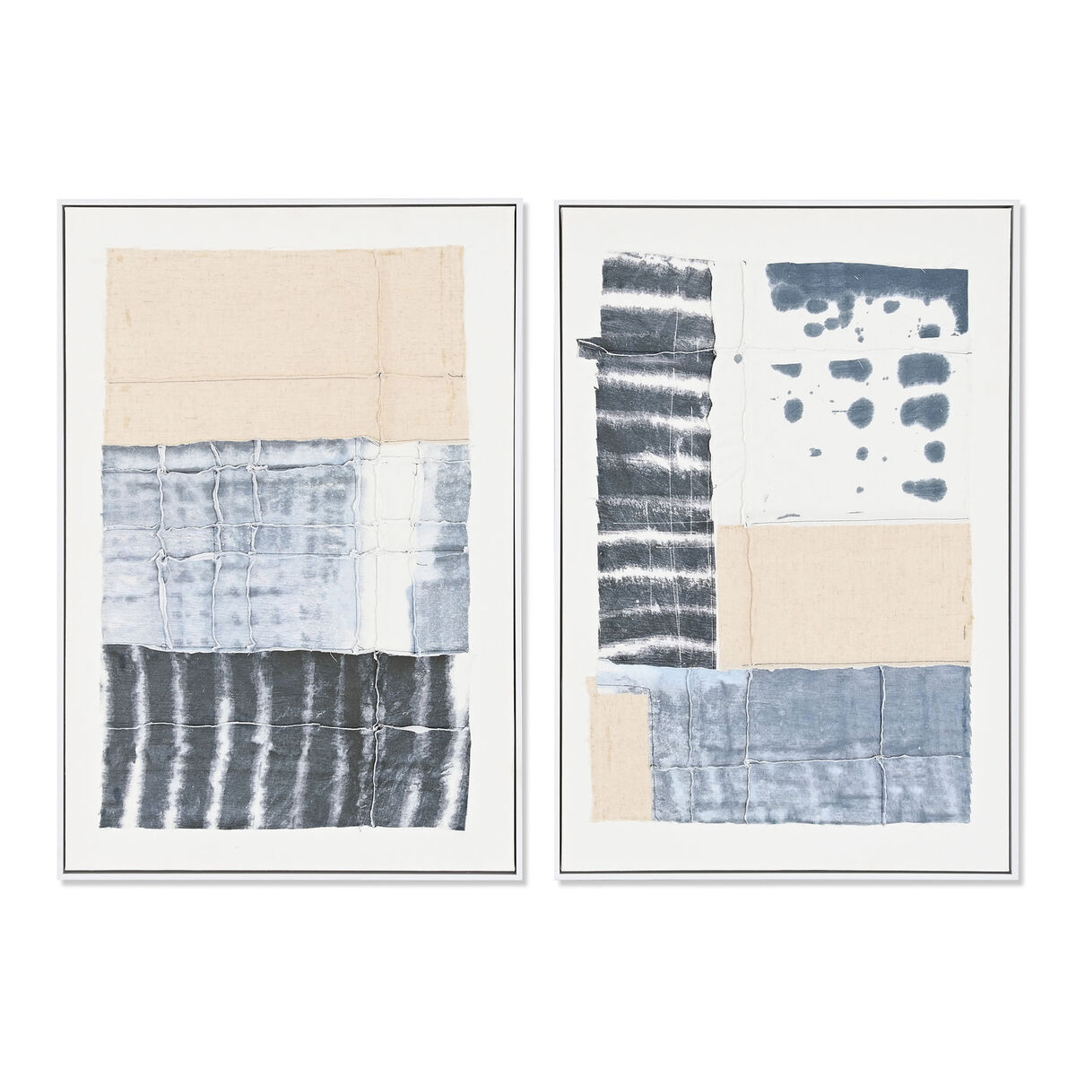 DKD Home Decor - Pintura DKD Home Decor 60 x 3,2 x 90 cm Abstrato Urbana (2 Unidades)