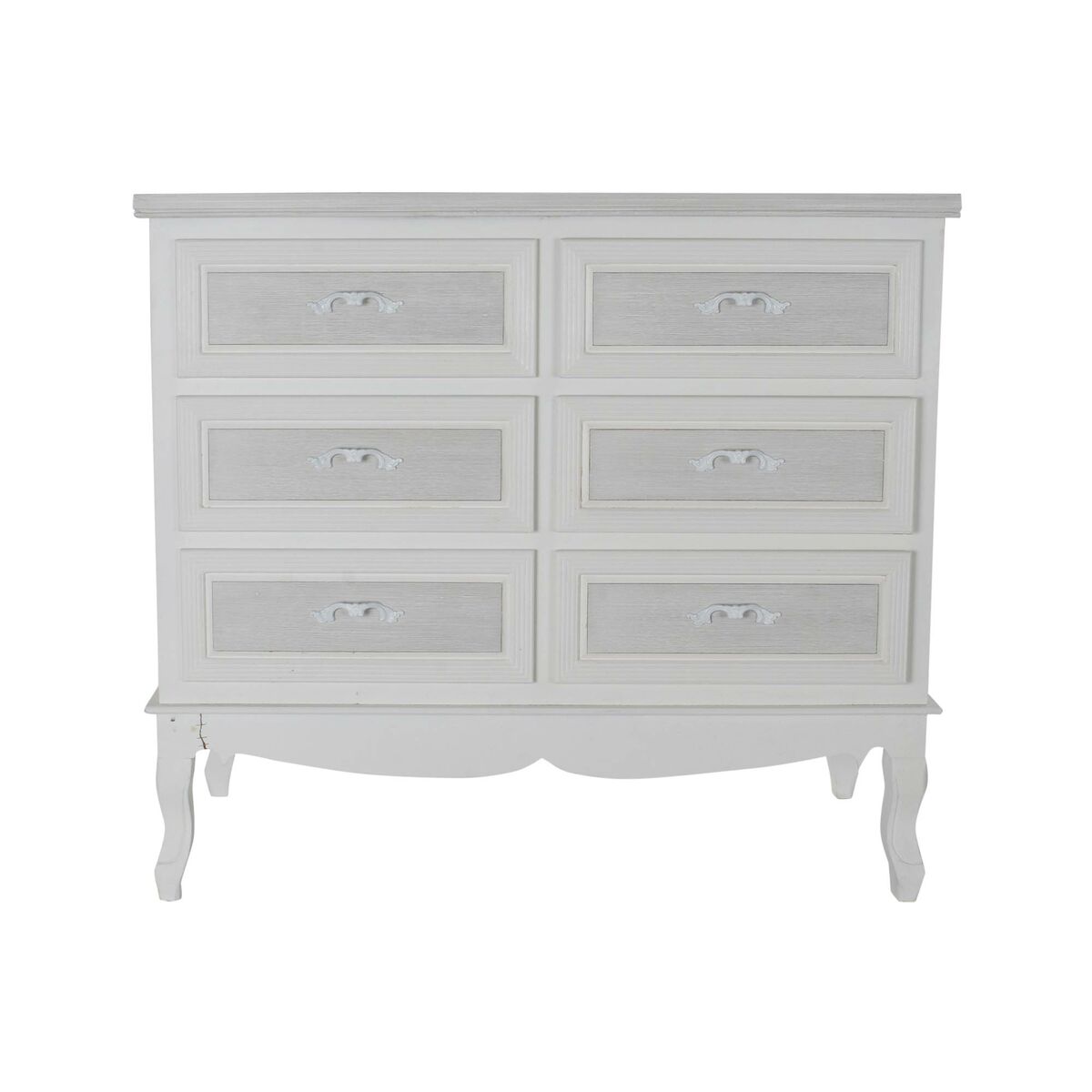 DKD Home Decor - Cómoda DKD Home Decor 100 x 40 x 87 cm Madeira Branco Romântico Madeira MDF