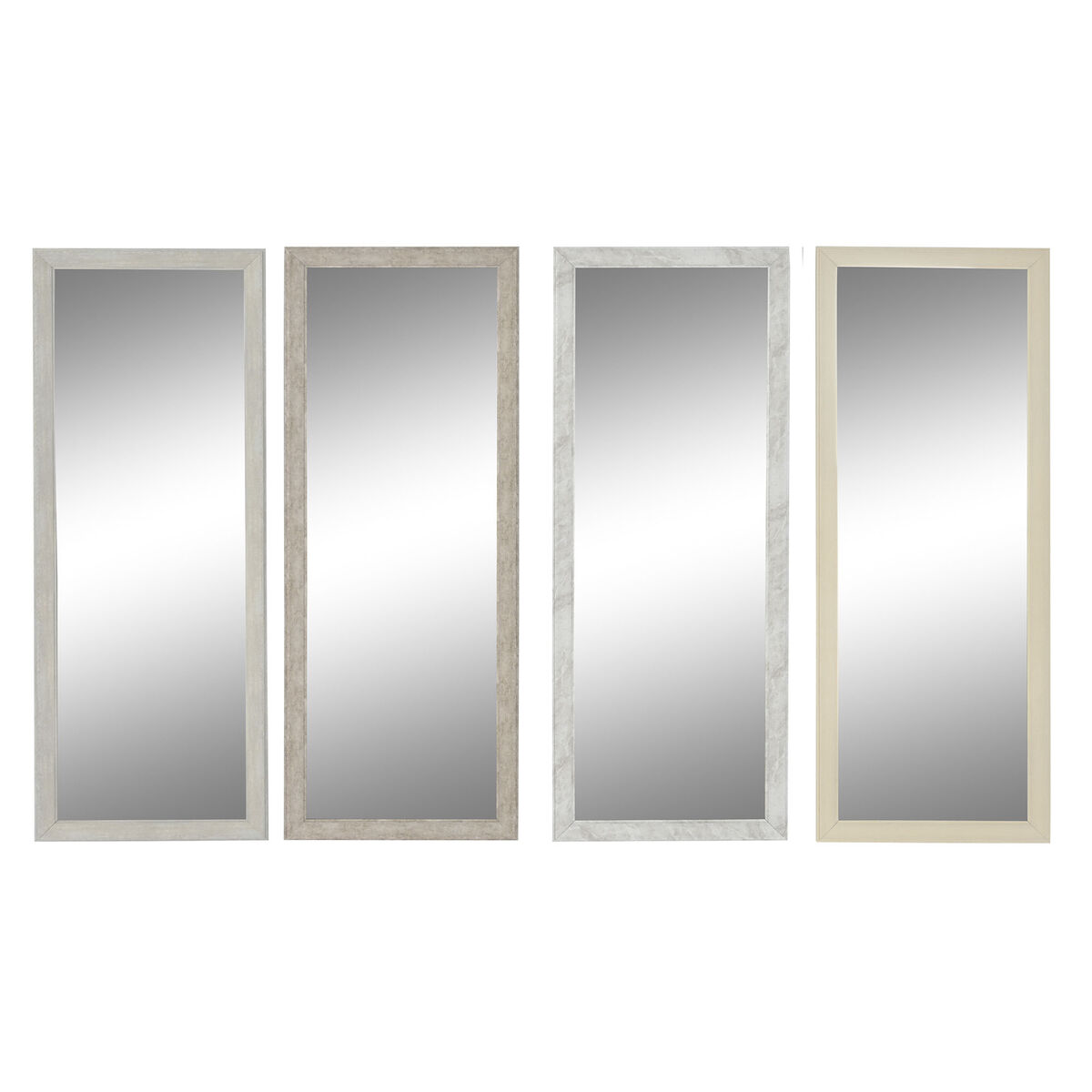 imagem de Espelho de parede DKD Home Decor 36 x 2 x 95,5 cm Cristal poliestireno (4 Unidades)1