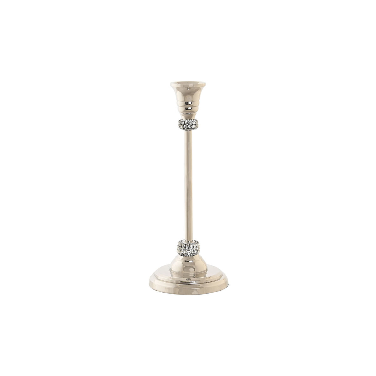 DKD Home Decor - Candelabro DKD Home Decor Prateado Alumínio Acrílico 10 x 10 x 25 cm Cromado