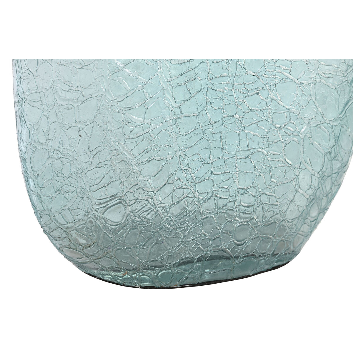 imagem de Vaso DKD Home Decor Azul Alumínio Cristal Concha Mediterrâneo 9 x 17 x 43 cm3