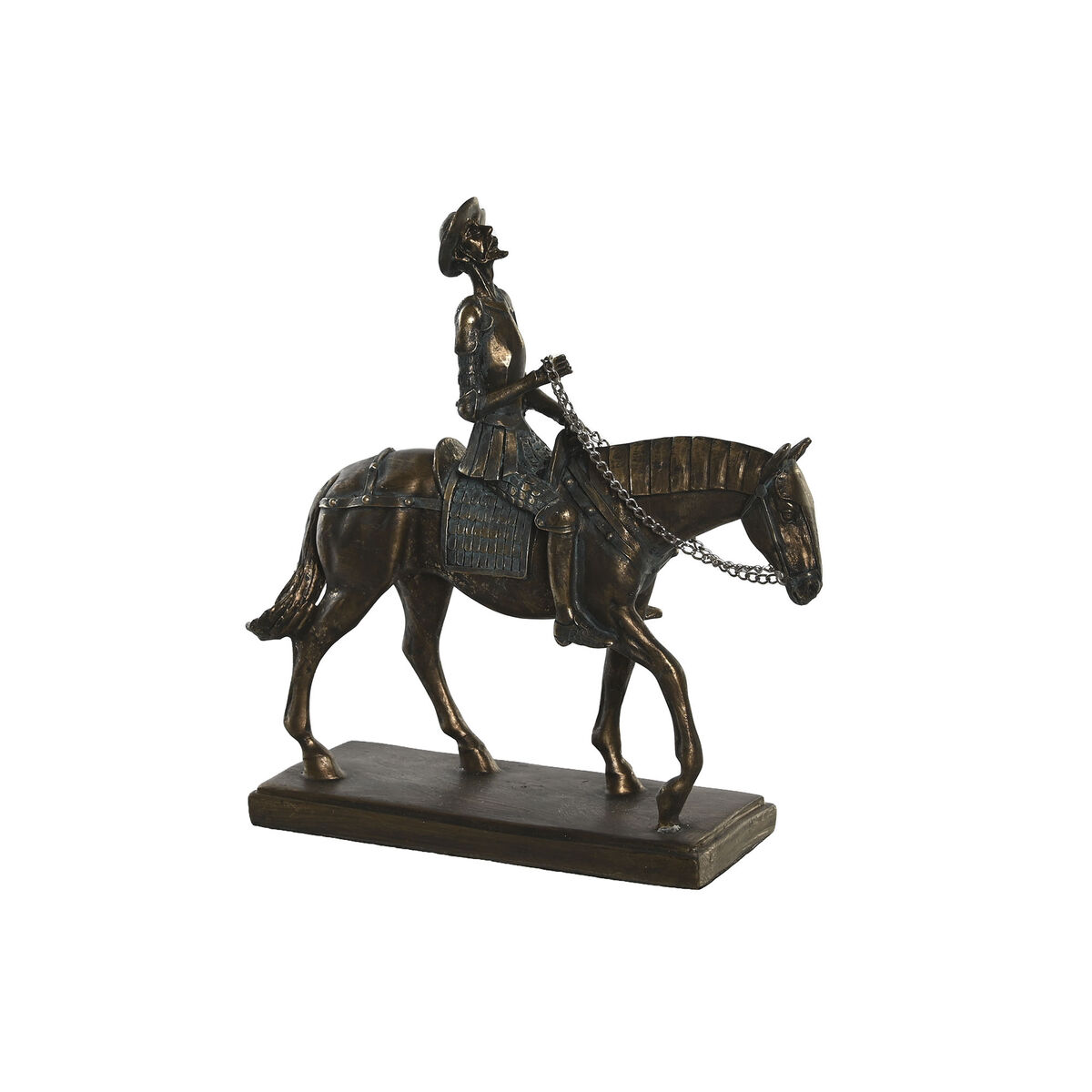 DKD Home Decor - Figura Decorativa DKD Home Decor 20 x 7 x 22 cm Cavalo Cobre