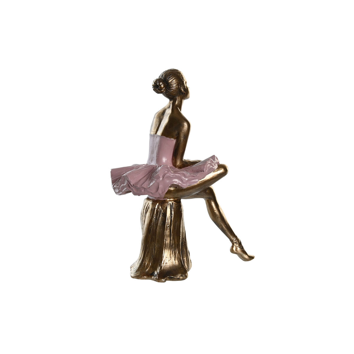 imagem de Figura Decorativa DKD Home Decor Cor de Rosa Branco Bailarina Ballet 15 x 10 x 19 cm (2 Unidades)2