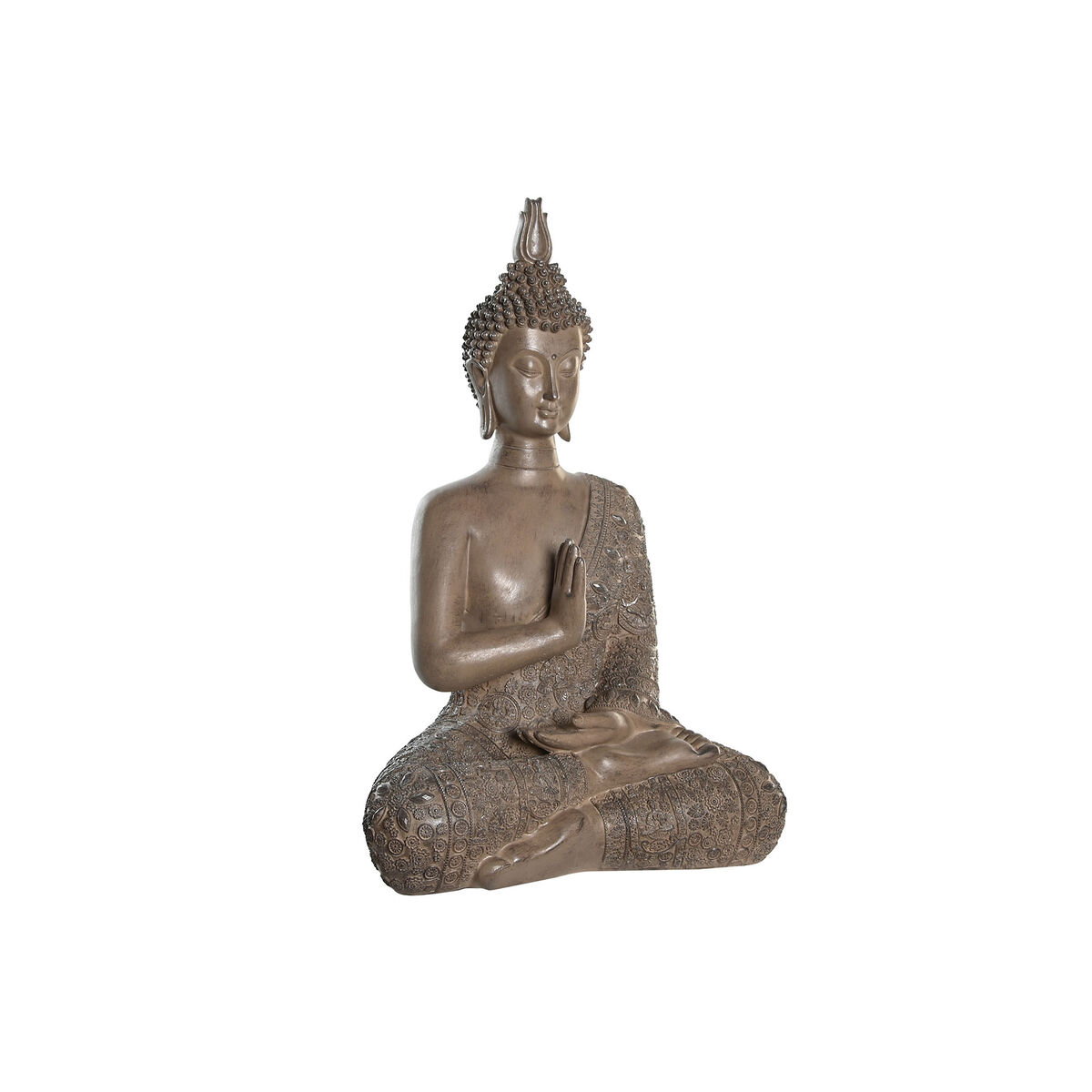 DKD Home Decor - Figura Decorativa DKD Home Decor 33 x 19 x 48 cm Castanho Buda Oriental