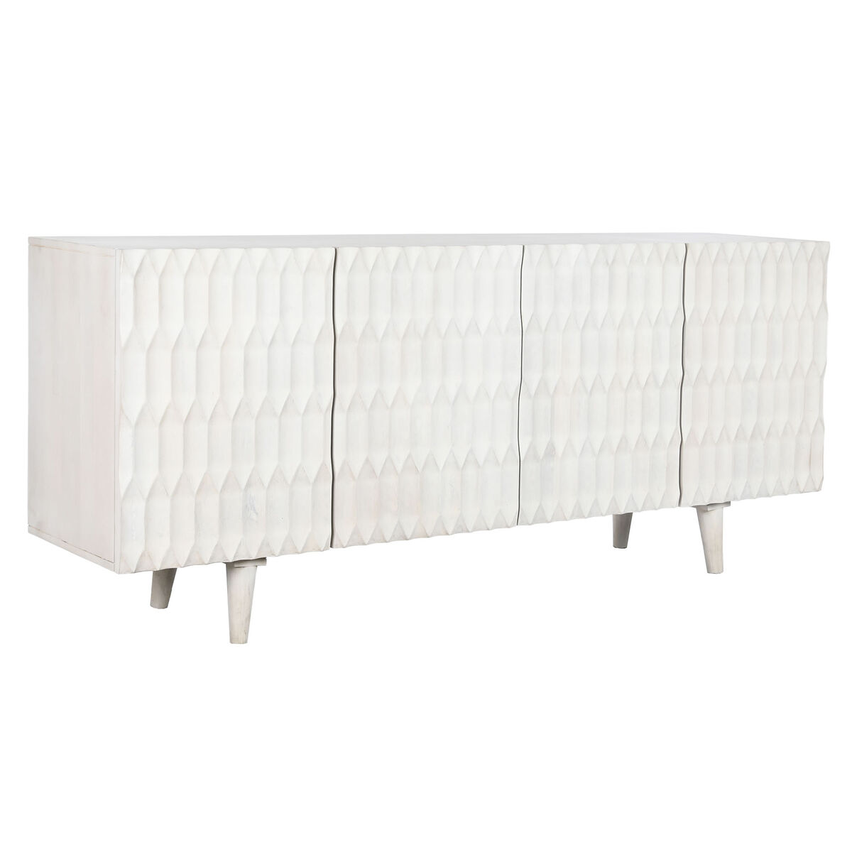 DKD Home Decor - Aparador DKD Home Decor 177 x 40 x 75 cm Branco Madeira de mangueira