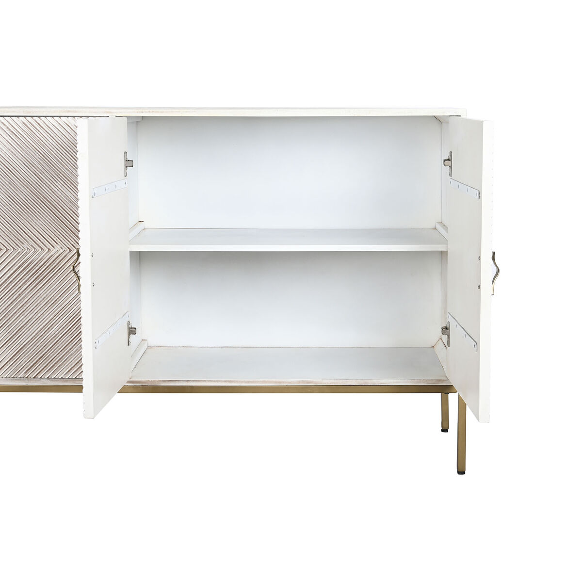 imagem de Aparador DKD Home Decor 170 x 40 x 90 cm Dourado Metal Branco Madeira de mangueira3