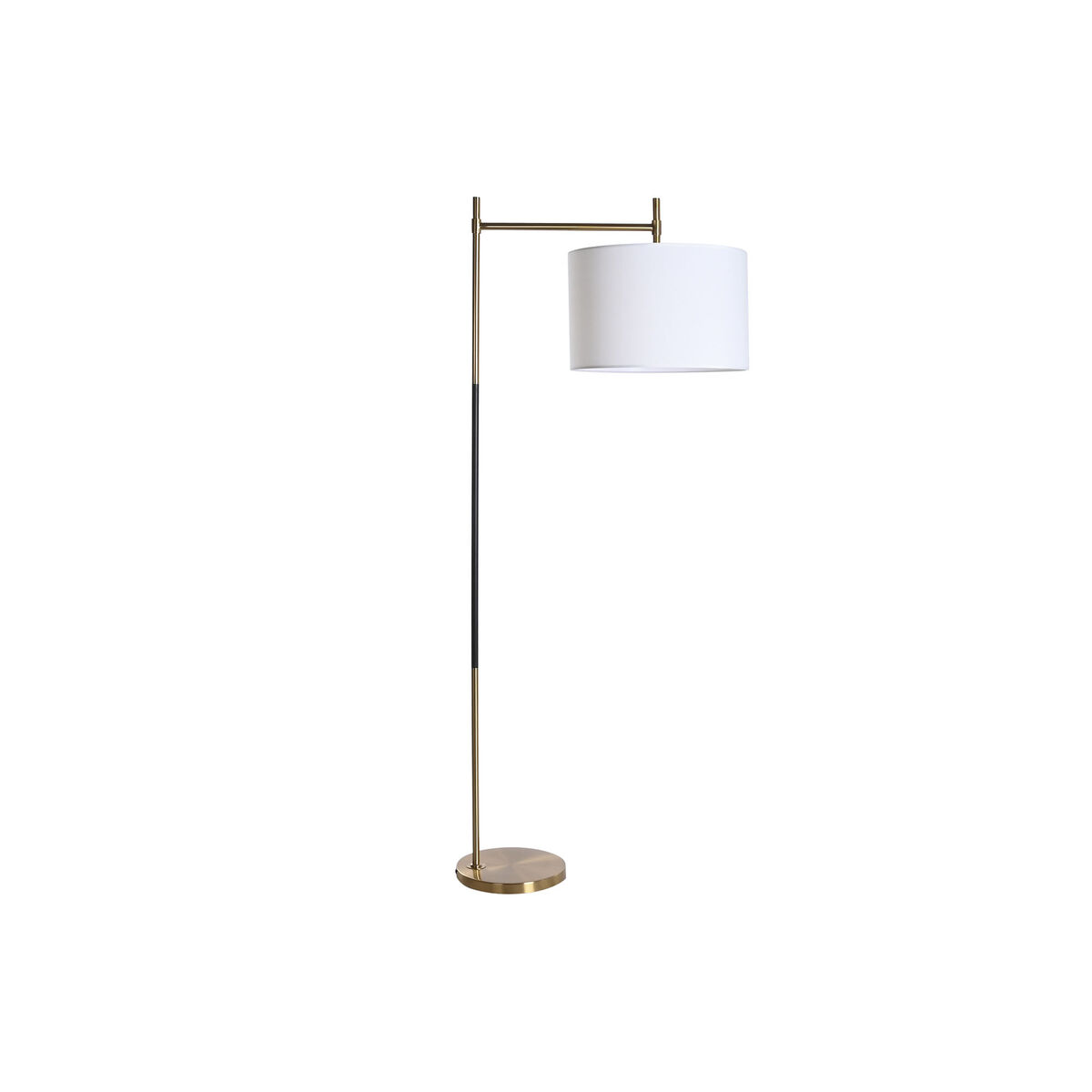 DKD Home Decor - Luminária de chão DKD Home Decor 76 x 43 x 169 cm Preto Dourado Metal 220 V 50 W