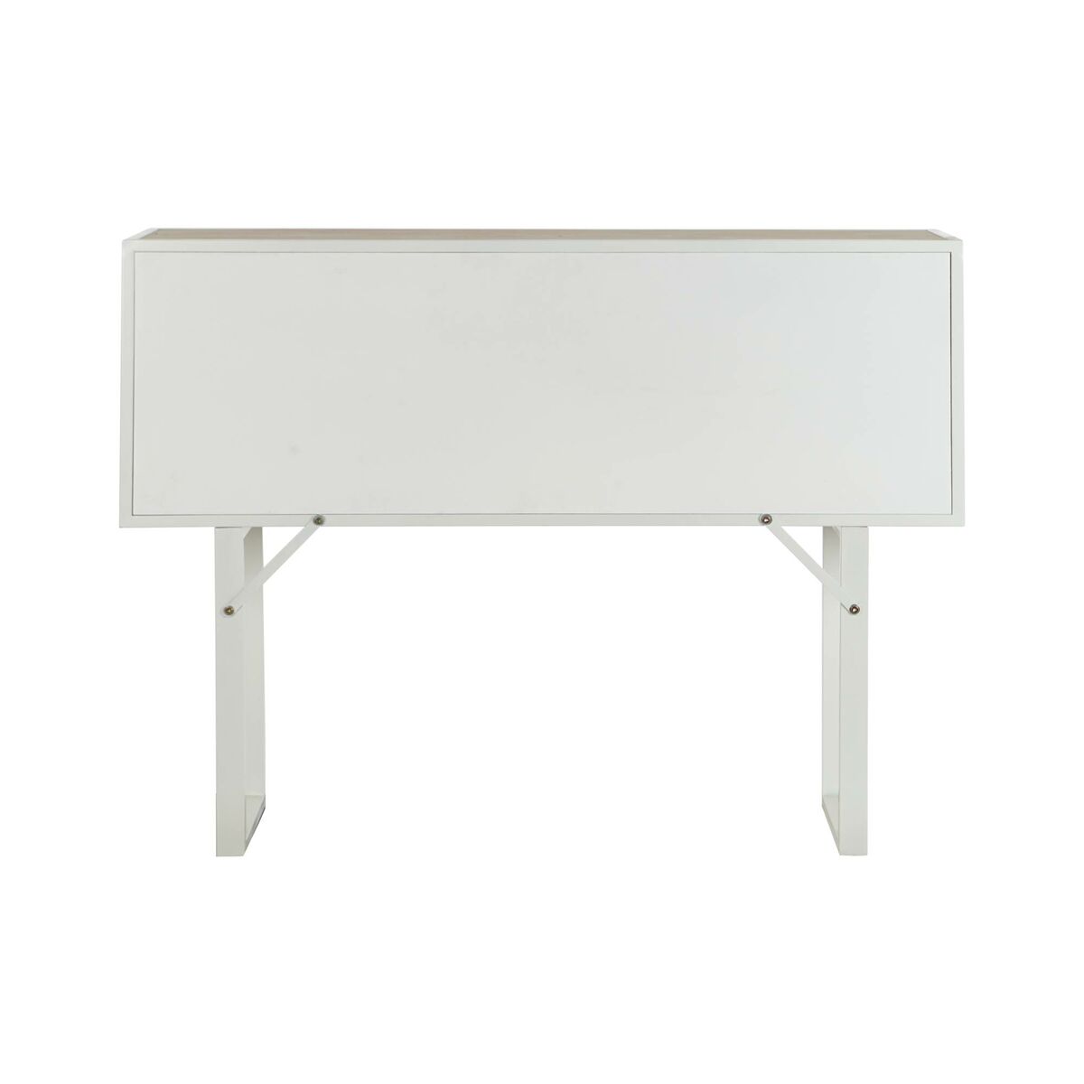 imagem de Mesa de apoio DKD Home Decor Abeto Metal Branco 120 x 35 x 90 cm2