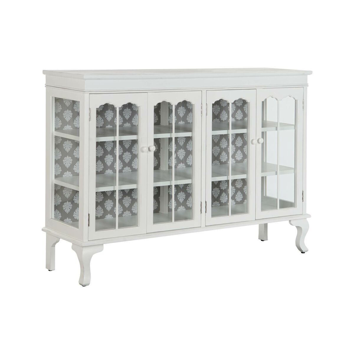 imagem de Aparador DKD Home Decor Branco Cristal Abeto 142,5 x 40,5 x 101,5 cm1