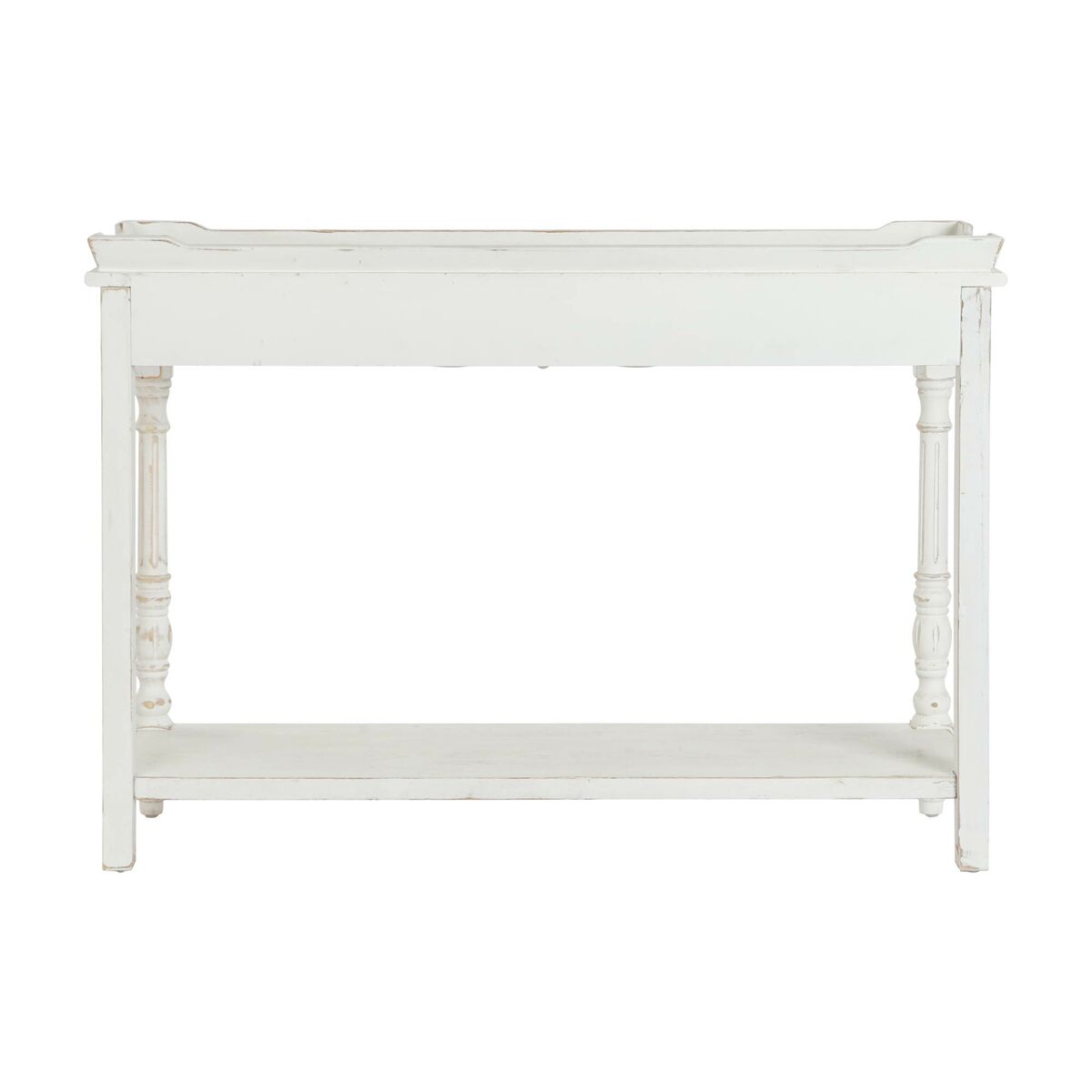 imagem de Consola DKD Home Decor 120 x 40 x 84,5 cm Abeto Branco Madeira MDF2