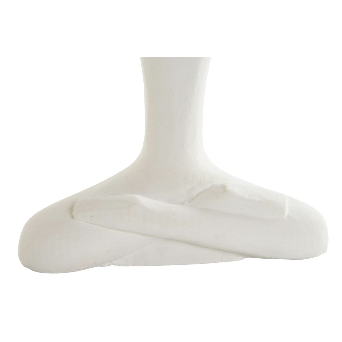 imagem de Figura Decorativa DKD Home Decor Branco Natural Oriental Yoga 25 x 8 x 36 cm (2 Unidades)2