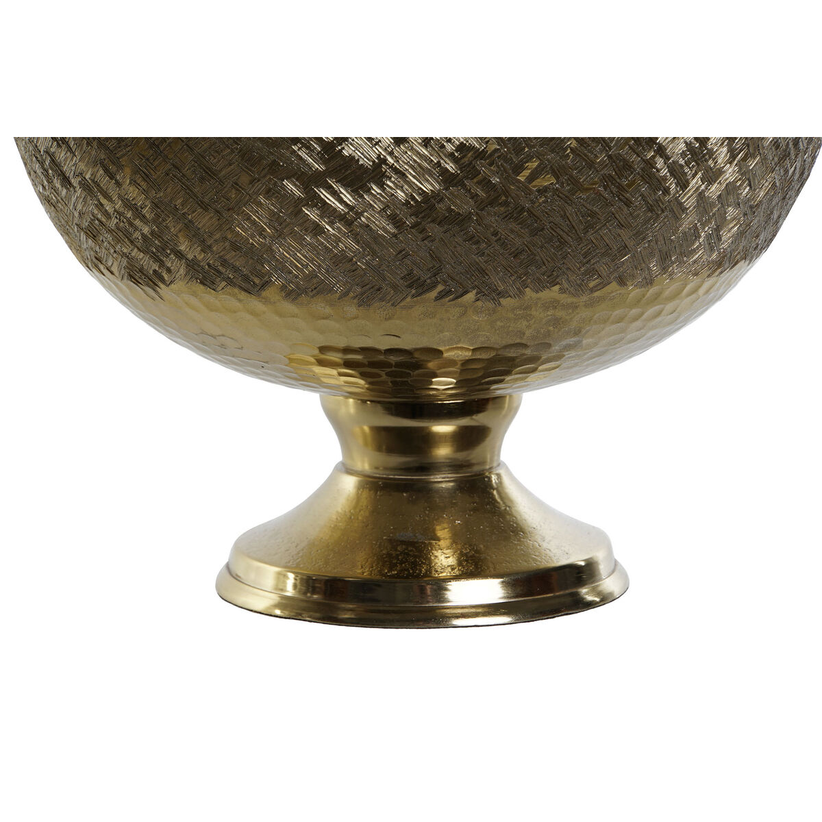 imagem de Centro de mesa DKD Home Decor Dourado Prateado Moderno 25 x 25 x 18 cm (2 Unidades)2