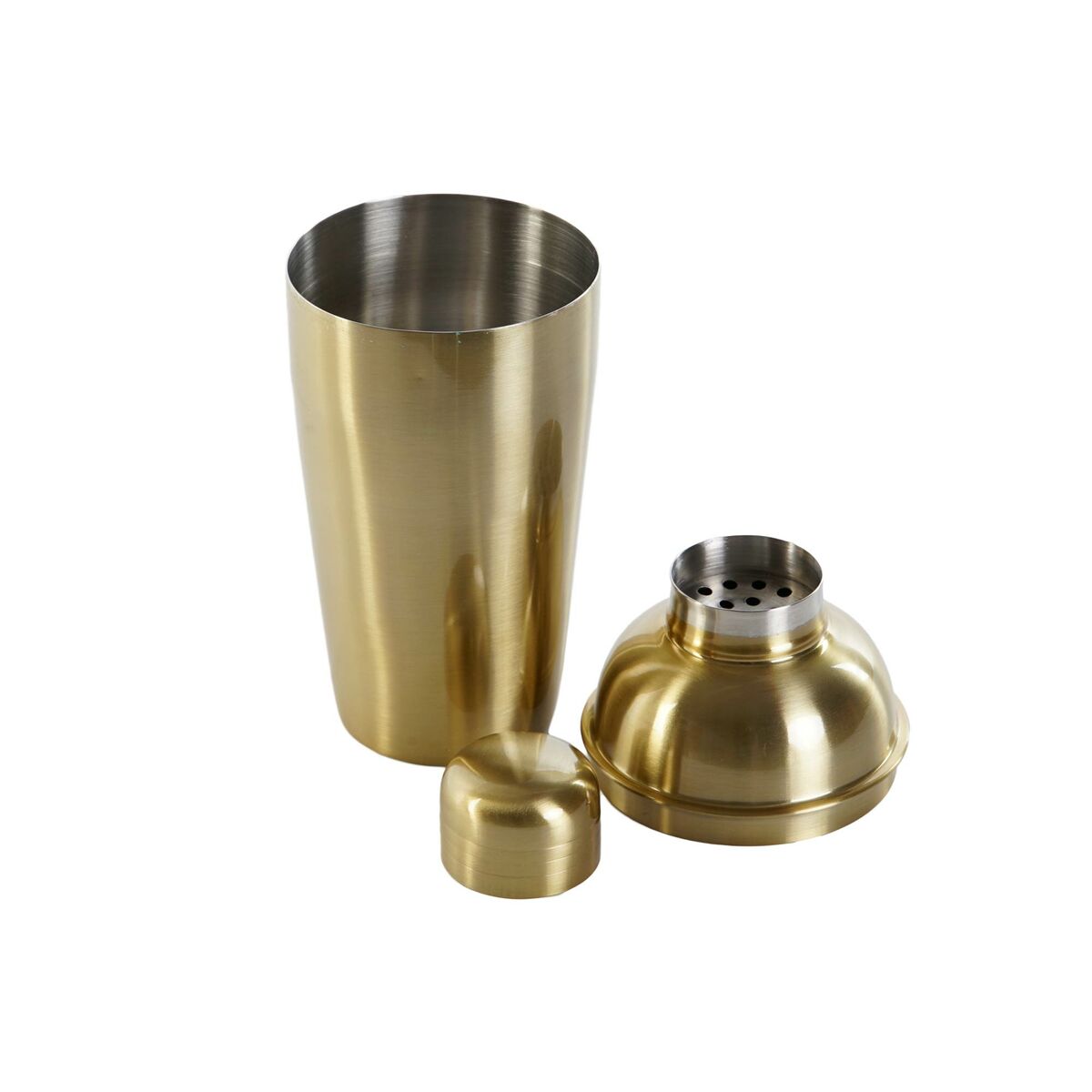 imagem de Conjunto de Cocktail DKD Home Decor Dourado Aço inoxidável 500 ml 8 x 8 x 21 cm2