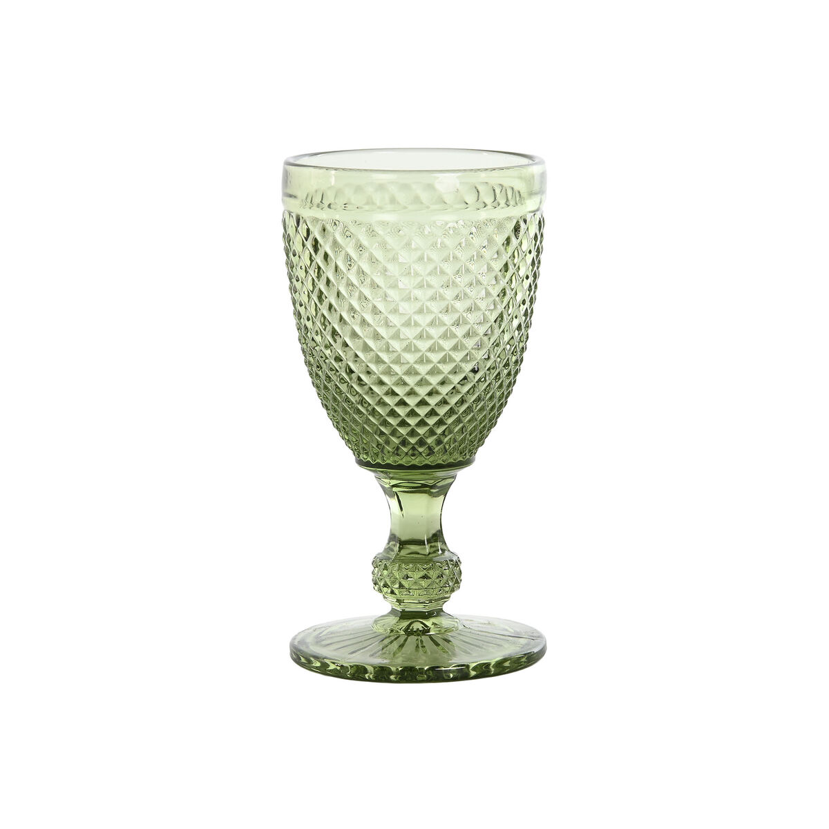 DKD Home Decor - Conjunto de Copos DKD Home Decor Verde Cristal 240 ml