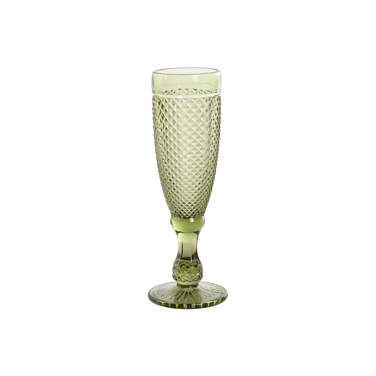 DKD Home Decor - Conjunto de Copos DKD Home Decor Verde Cristal 150 ml