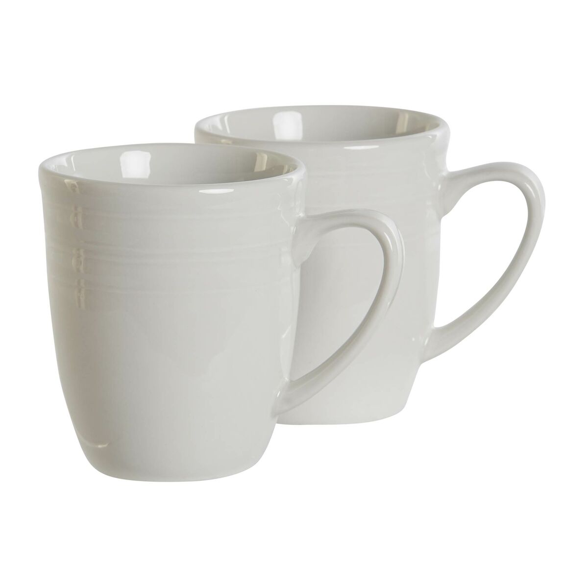 imagem de Conjunto de 4 Canecas DKD Home Decor Branco Porcelana 330 ml2