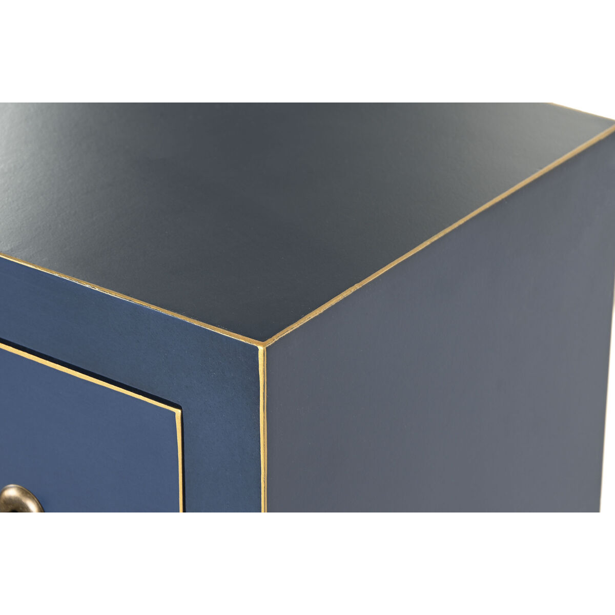 imagem de Cómoda DKD Home Decor Azul Dourado Abeto Madeira MDF Oriental 63 x 27 x 101 cm3