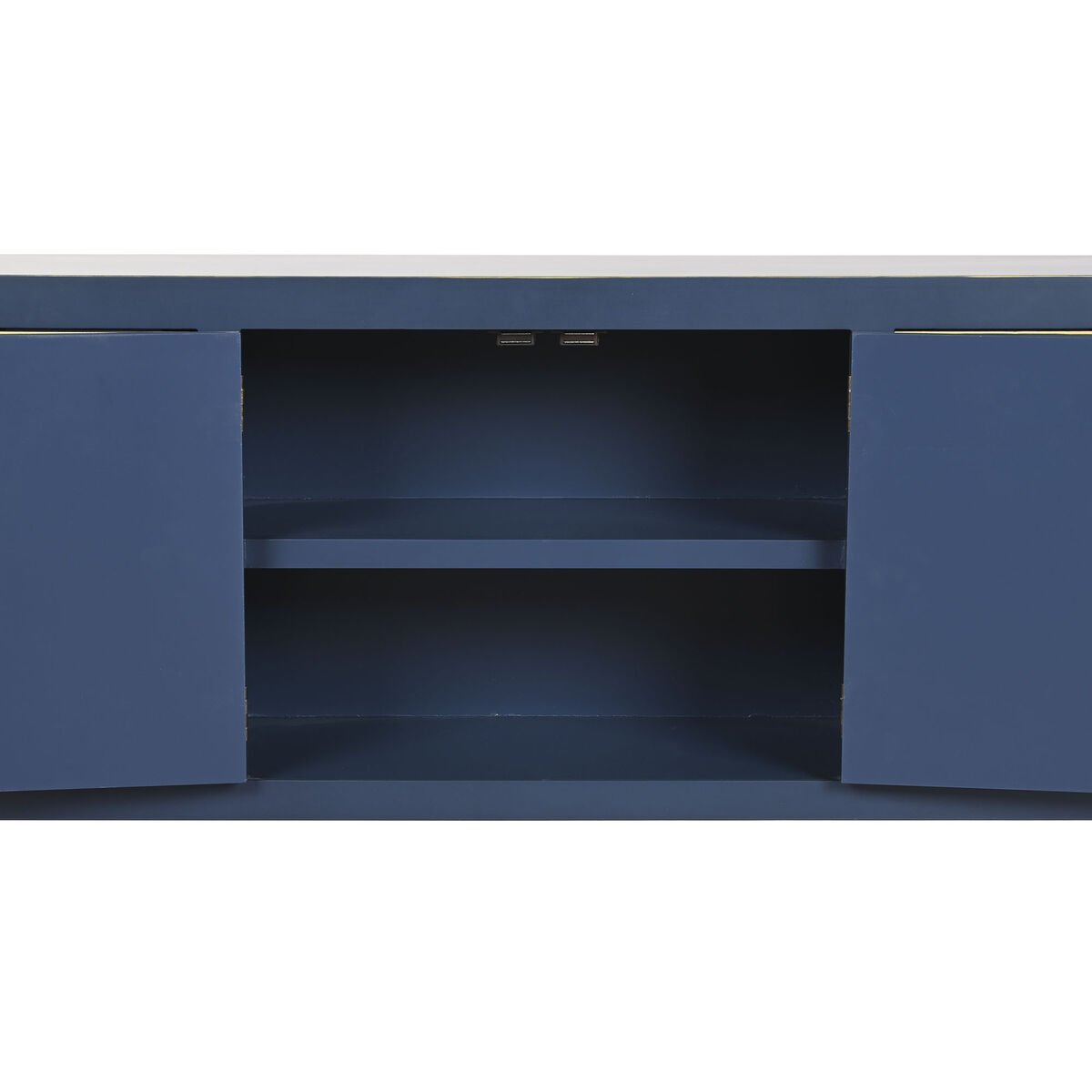 imagem de Móvel de TV DKD Home Decor Azul Dourado Abeto Madeira MDF 130 x 24 x 51 cm4