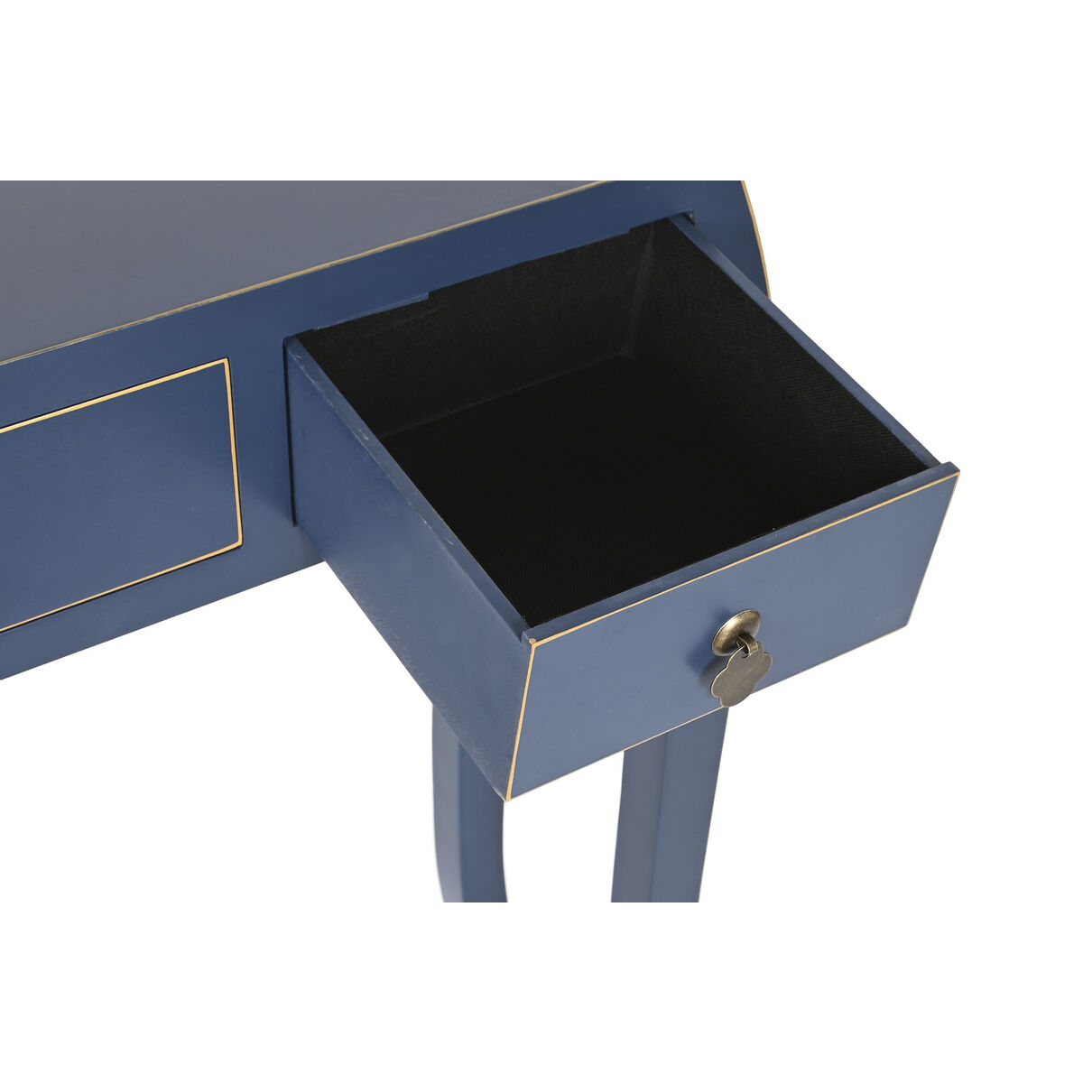 imagem de Mobiliário Auxiliar DKD Home Decor Azul Dourado Abeto Madeira MDF 96 x 26 x 80 cm4