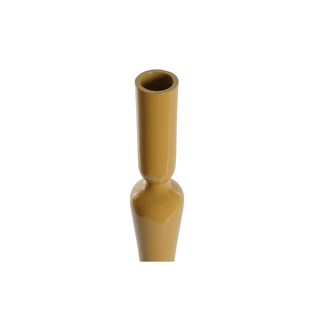 imagem de Candelabro Home ESPRIT Mostarda Terracota Alumínio 10 x 10 x 41 cm (2 Unidades)2