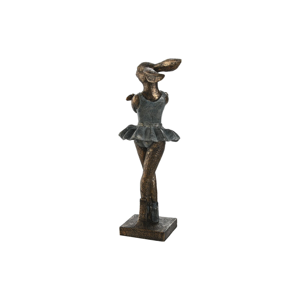 imagem de Figura Decorativa Home ESPRIT Azul Cor de Rosa Dourado Romântico Bailarina Ballet 13 x 12 x 30,5 cm (2 Unidades)3