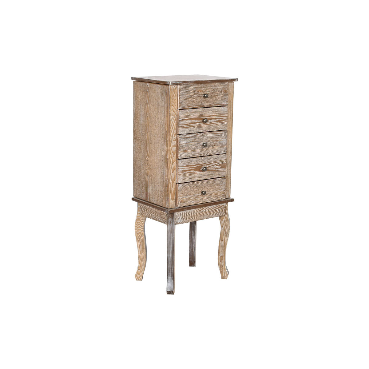 imagem de Suporte para Jóias Home ESPRIT Natural Espelho Madeira MDF 37 x 28 x 91,5 cm1