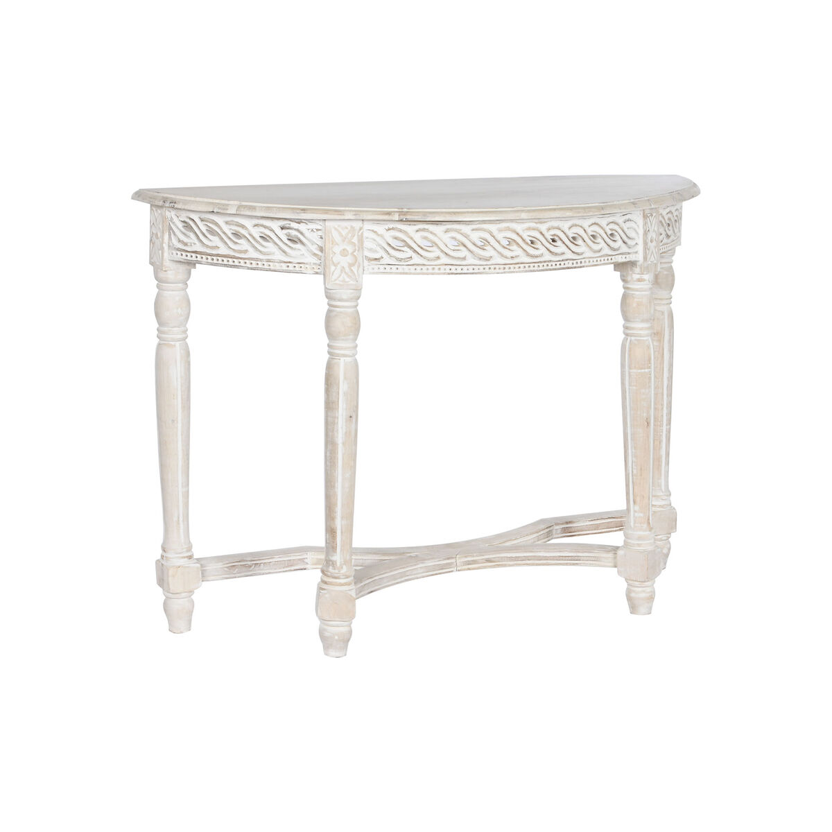 Home Esprit - Mesa de apoio Home ESPRIT Branco Madeira de mangueira 114,3 x 38,1 x 82 cm