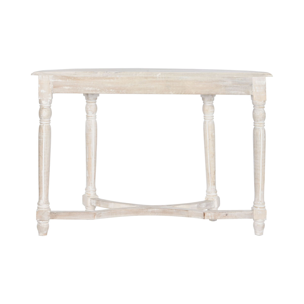 imagem de Mesa de apoio Home ESPRIT Branco Madeira de mangueira 114,3 x 38,1 x 82 cm5