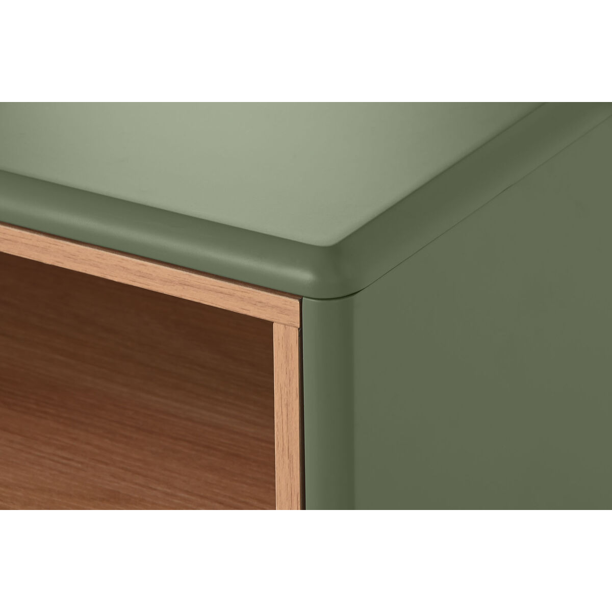 imagem de Mesa de Cabeceira Home ESPRIT Verde Madeira MDF 48 x 40 x 55 cm2