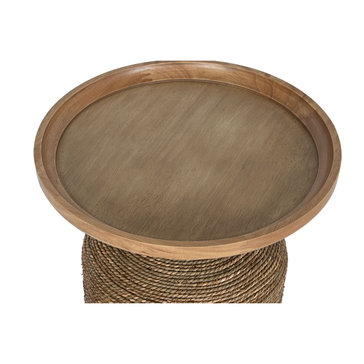 imagem de Mesa de apoio Home ESPRIT Marrom claro Corda Abeto 44 x 44 x 56 cm3