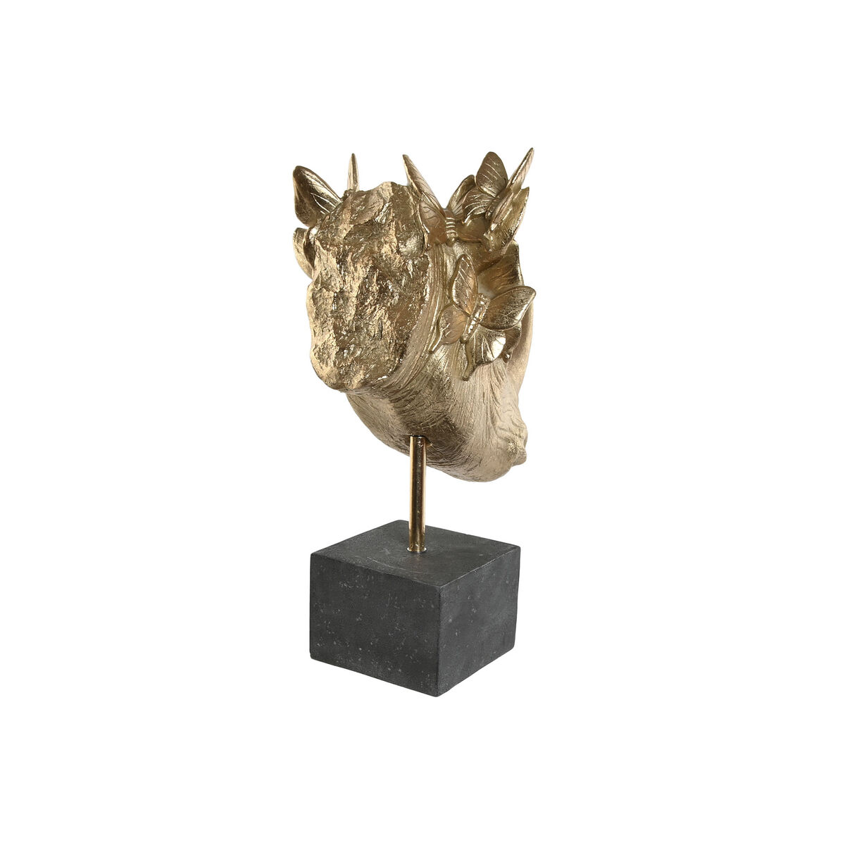 imagem de Figura Decorativa Home ESPRIT Preto Dourado 33 x 24 x 43,5 cm2