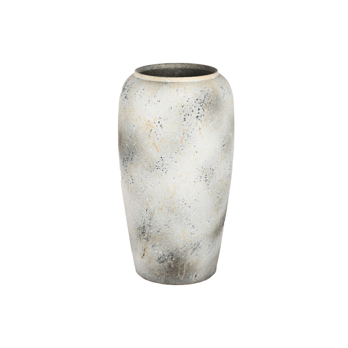 imagem de Vaso Home ESPRIT Branco Castanho Cerâmica 36 x 36 x 70 cm1